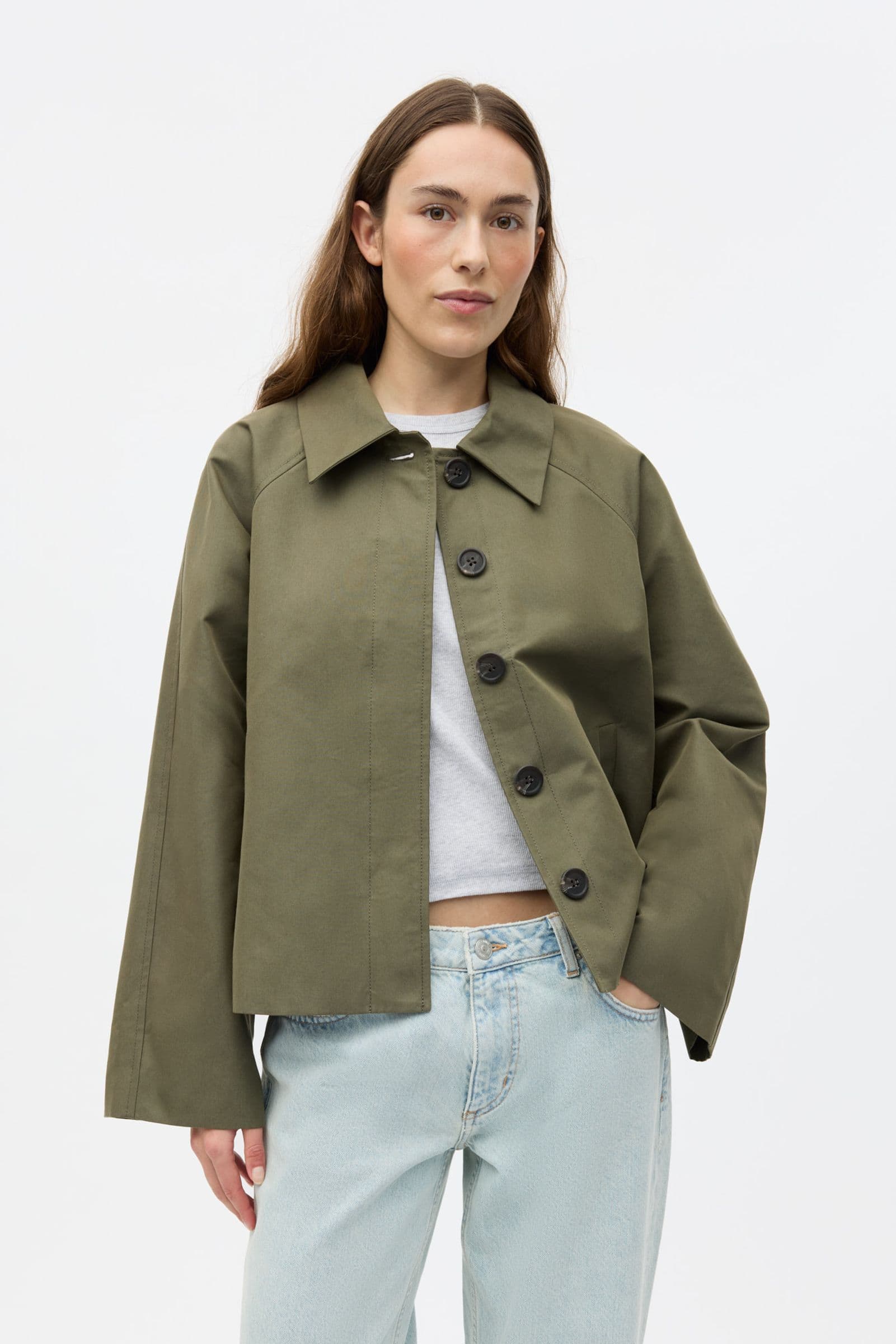 ENSENECA SHORT JACKET 6988 Smokey Olive