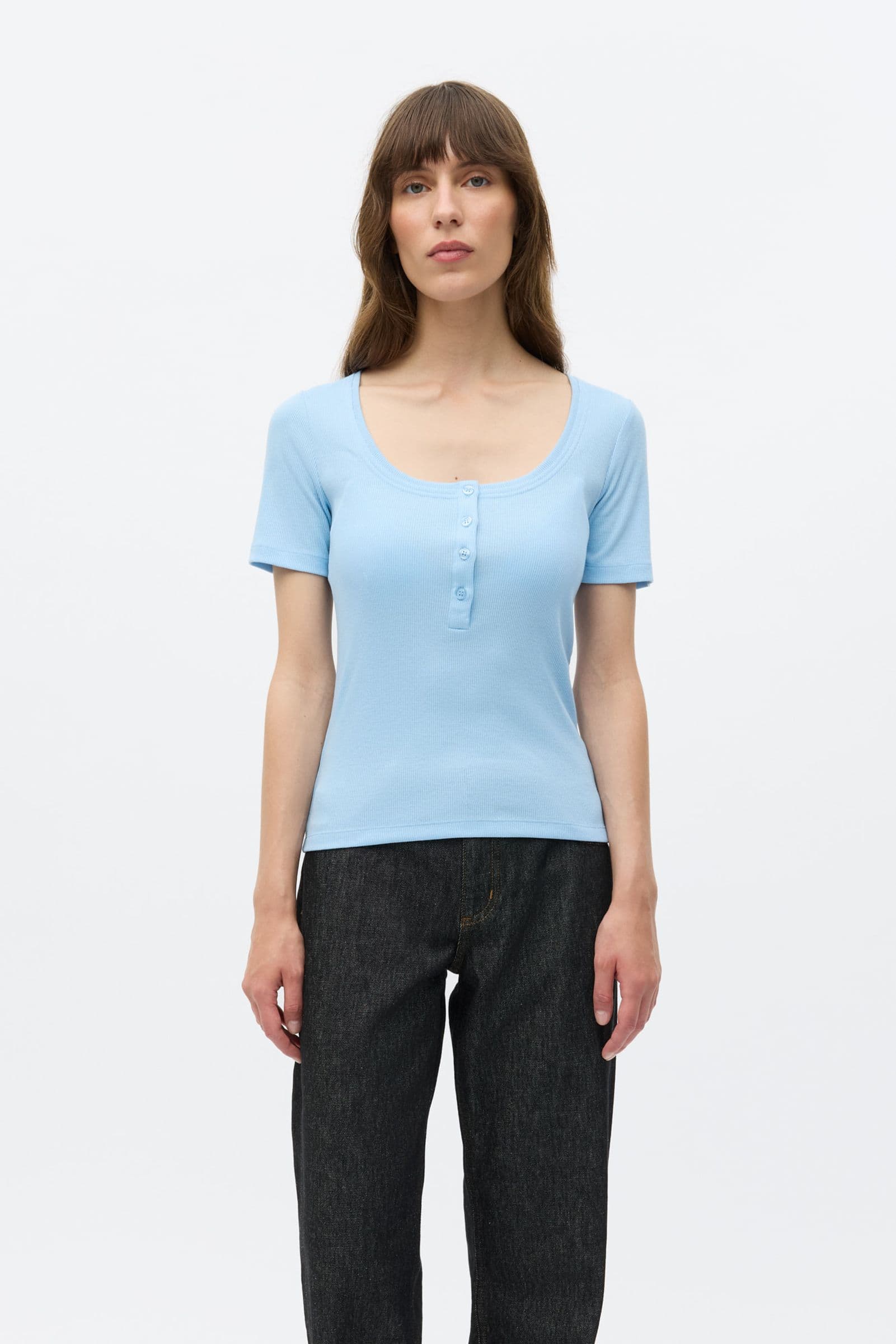 ENCEMILLE SS TEE 7316 Powder Blue Mel