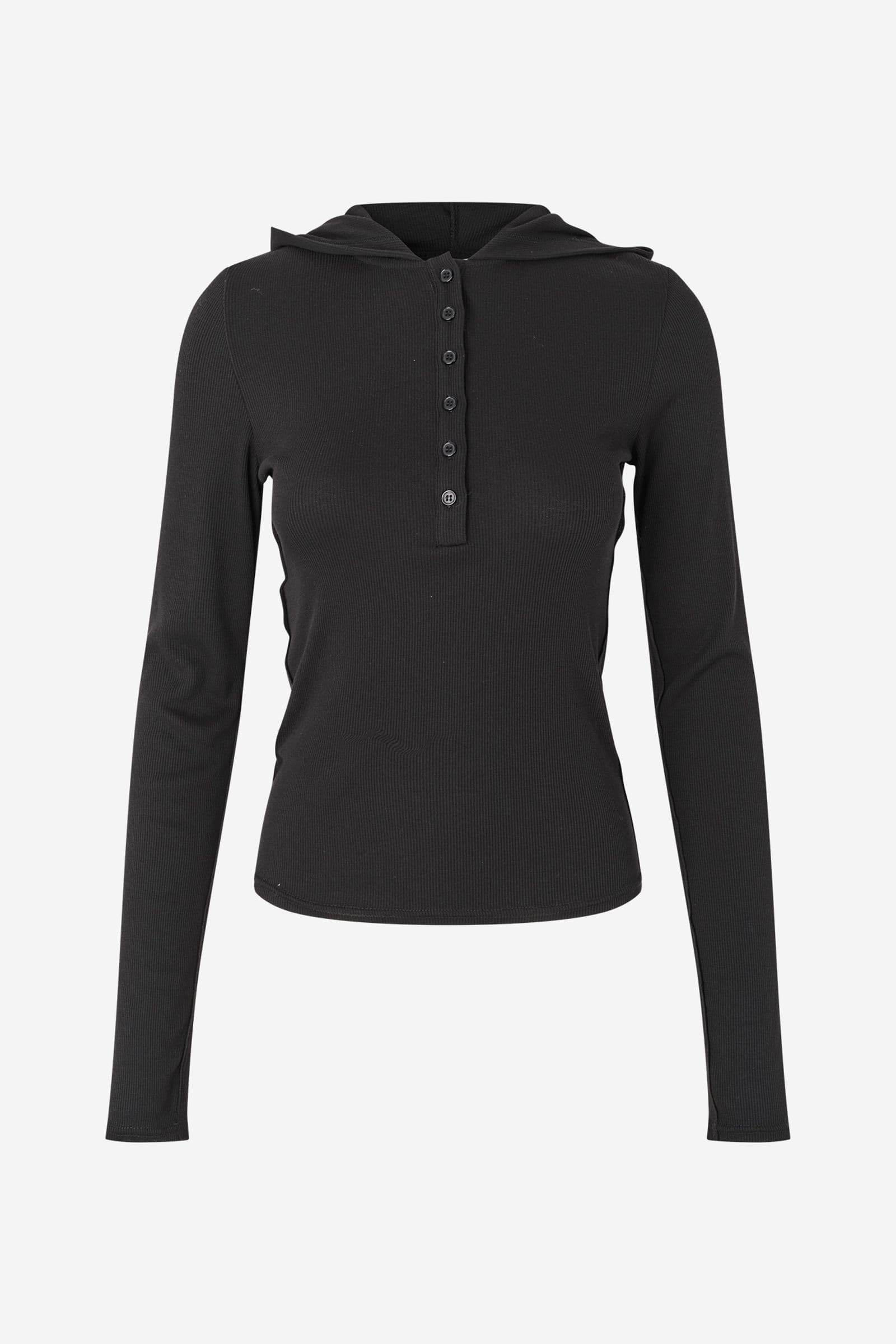ENCEMILLE LS HOOD TEE 7316 Black
