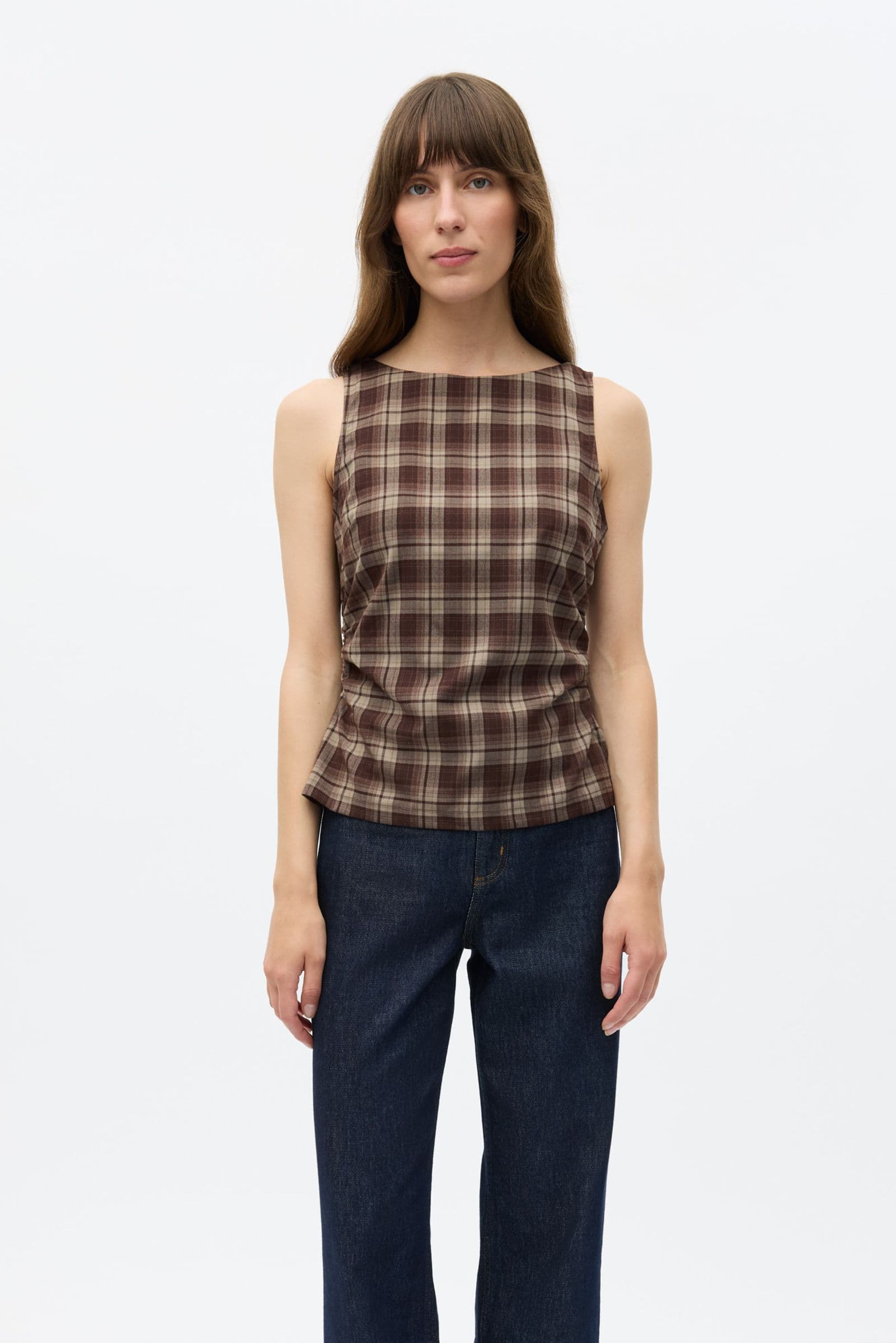 ENFLOW SL ZIP TOP 7342 Chocolate Check