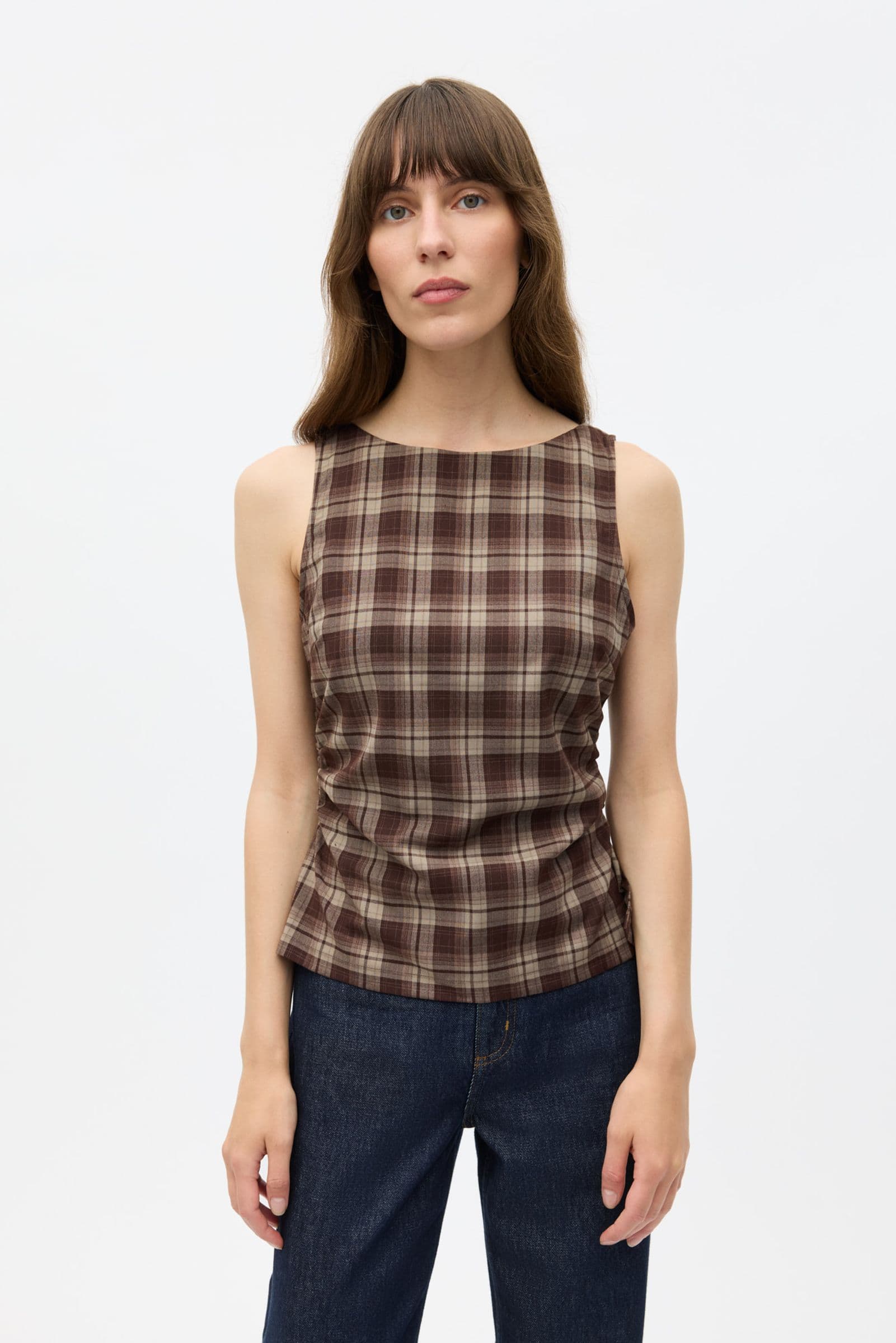 ENFLOW SL ZIP TOP 7342 Chocolate Check