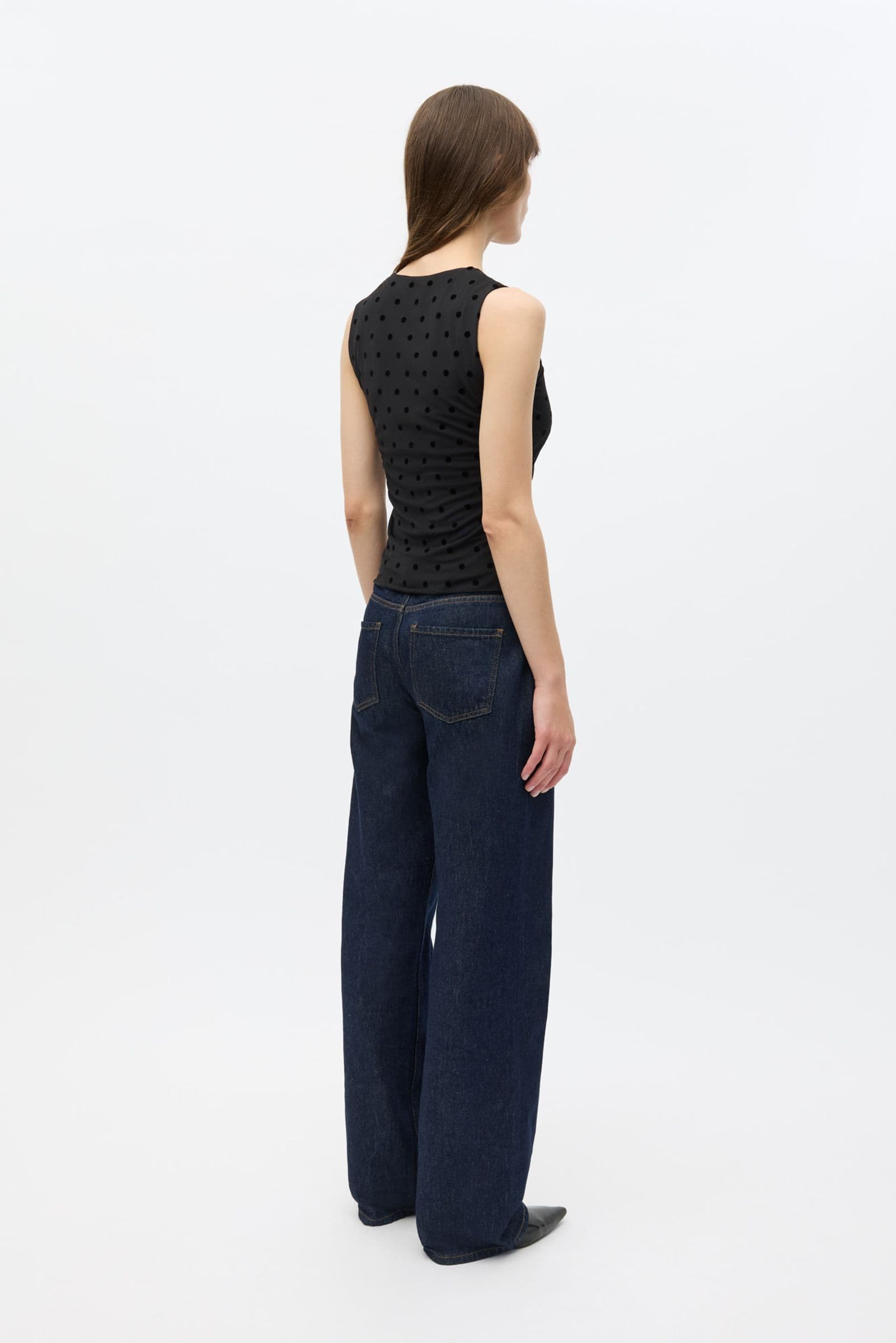 ENFREYA SL TEE 7350 Black Polka Dot