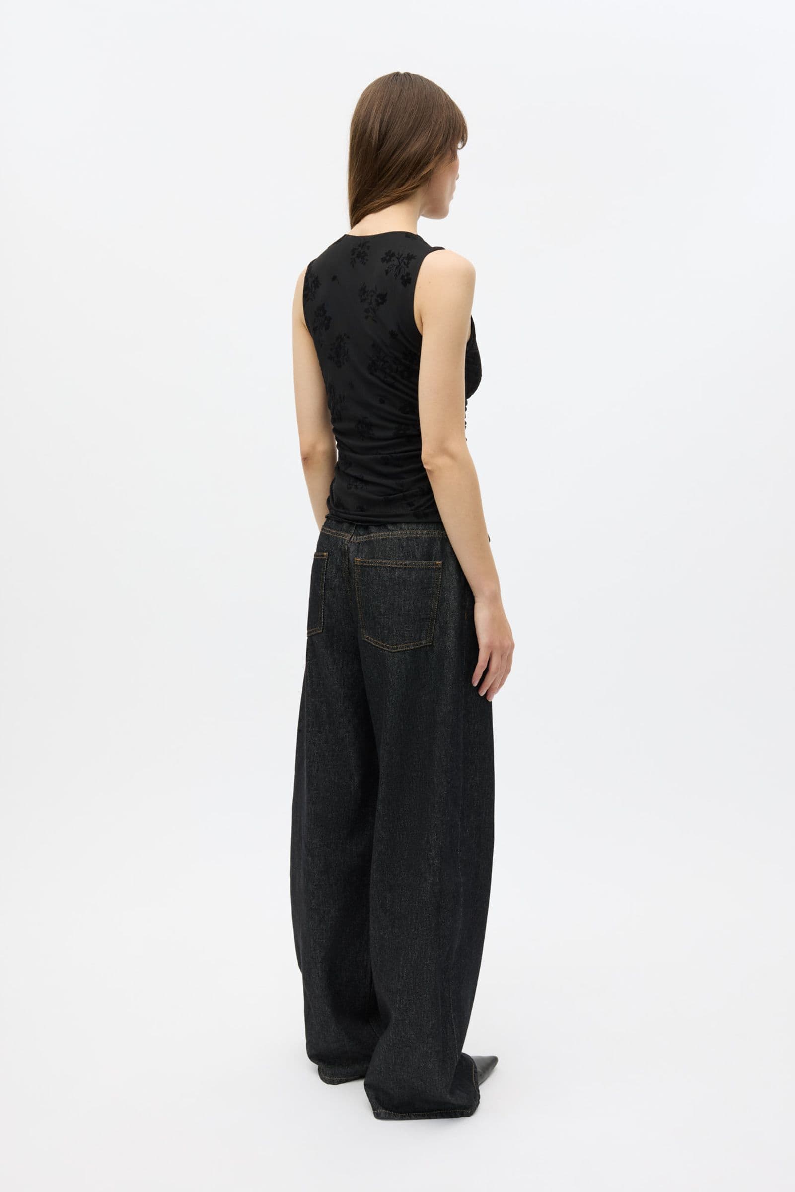 ENNICOLA TANK TOP 7357 Black