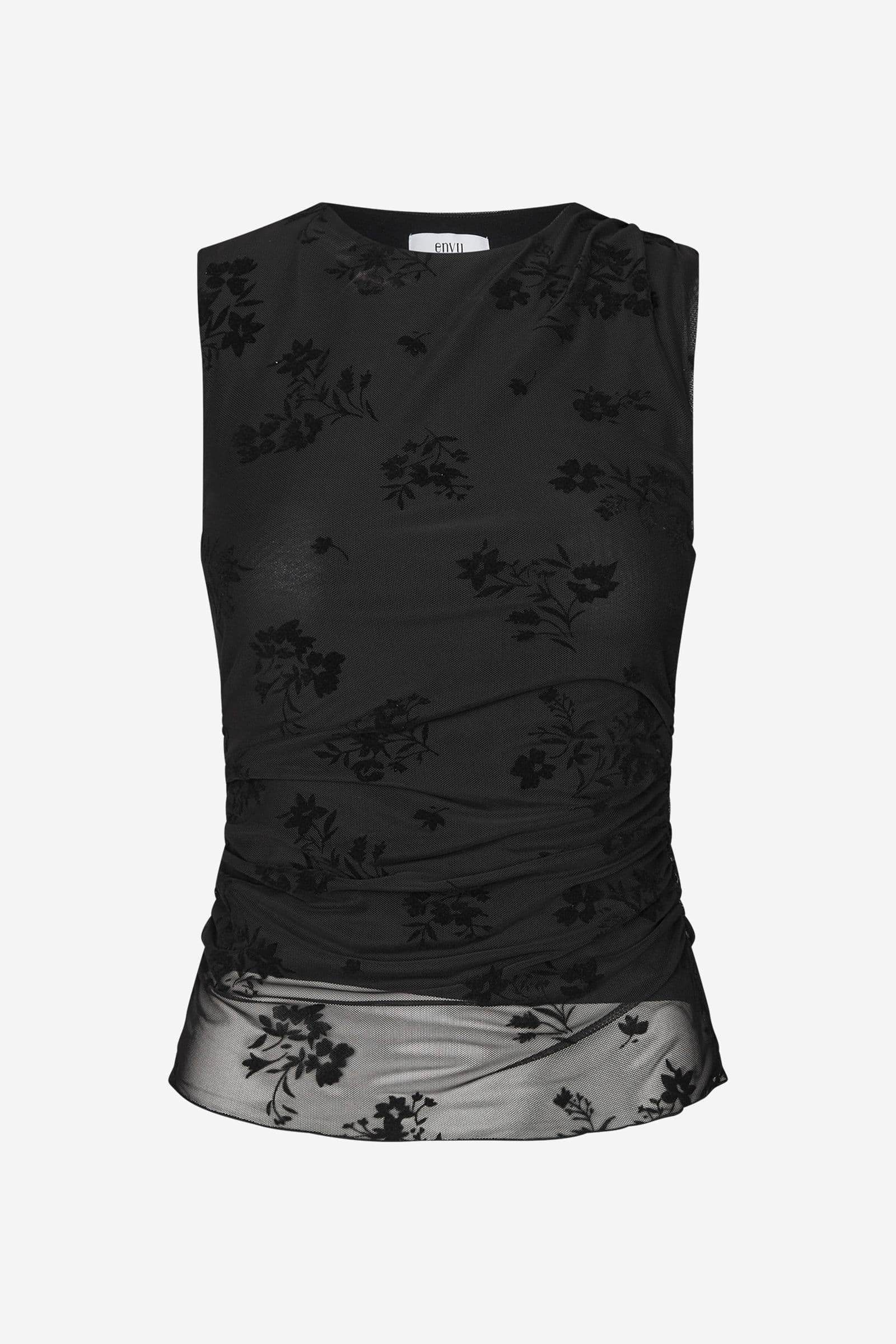 ENNICOLA TANK TOP 7357 Black