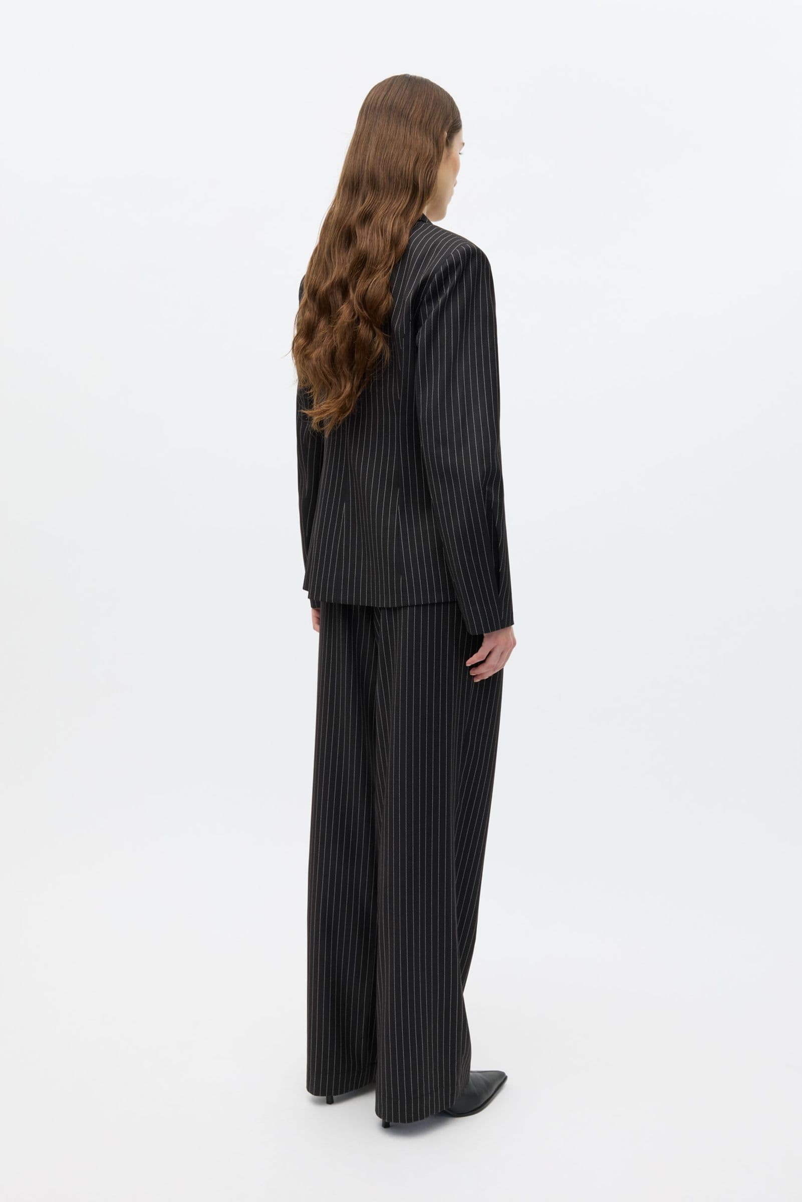 ENAUGUST BLAZER 7365 Black Pinstripe