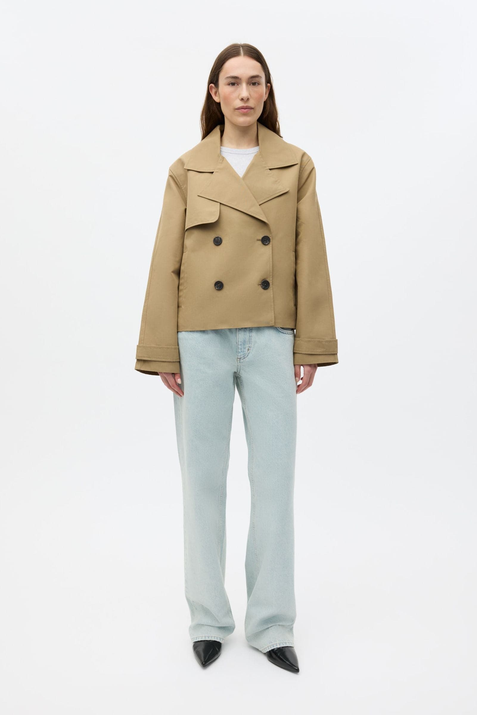 ENSENECA DB SHORT JACKET 6988 SEPIA TINT