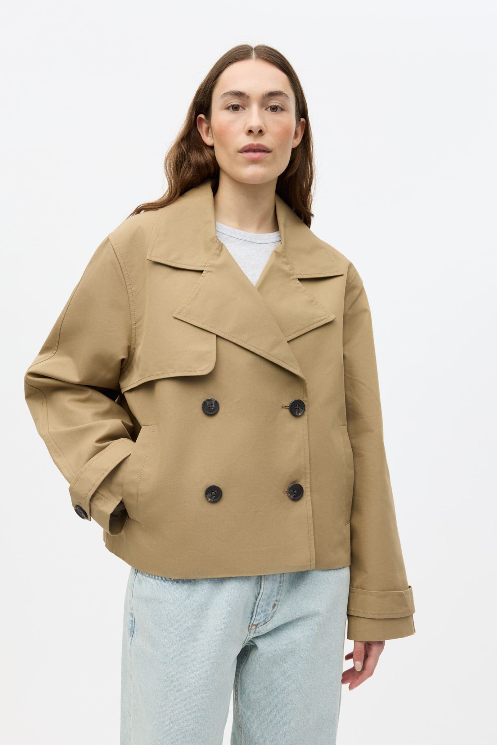 ENSENECA DB SHORT JACKET 6988 SEPIA TINT