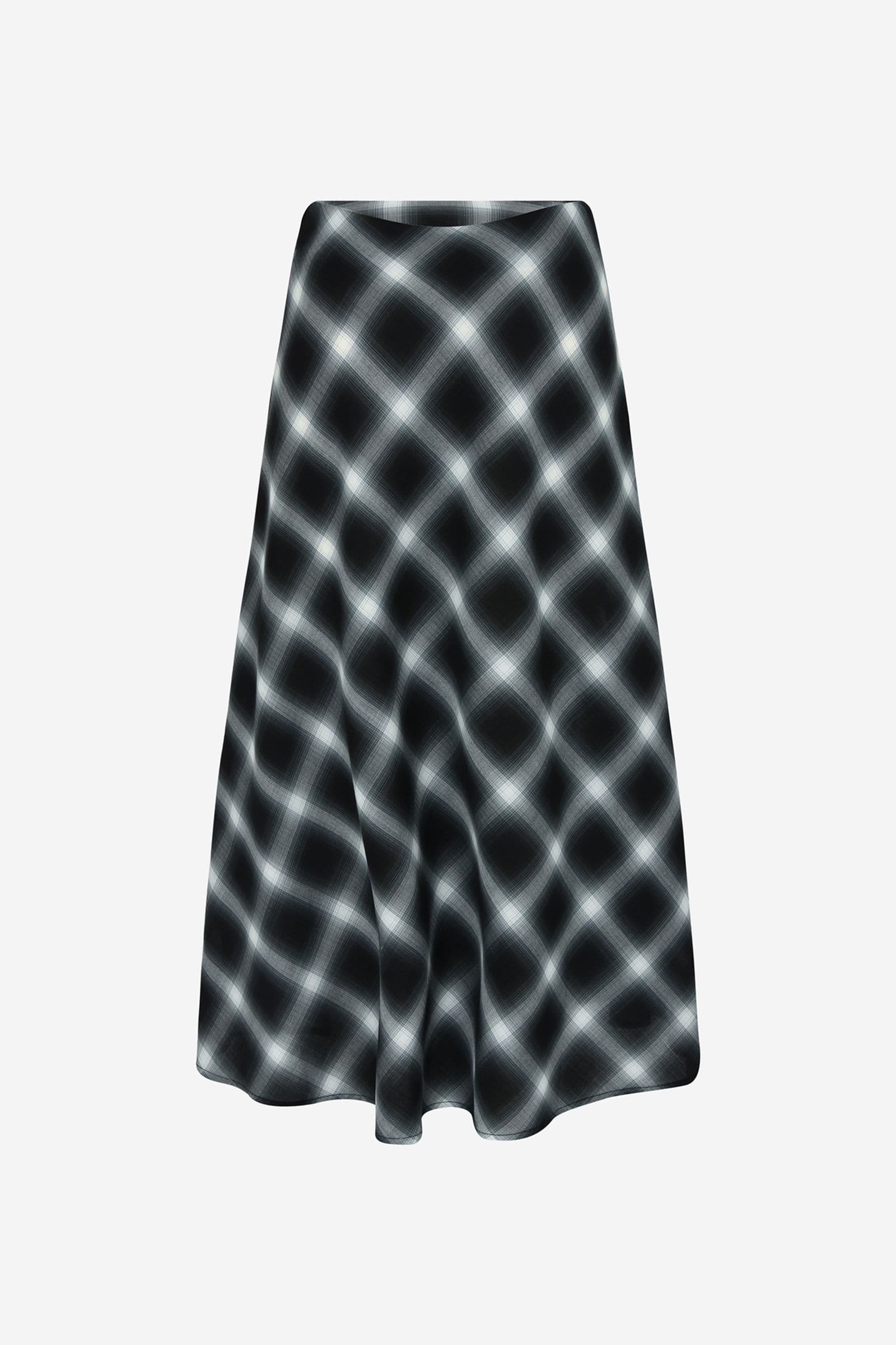 ENLIN SKIRT 7364 Navy Check