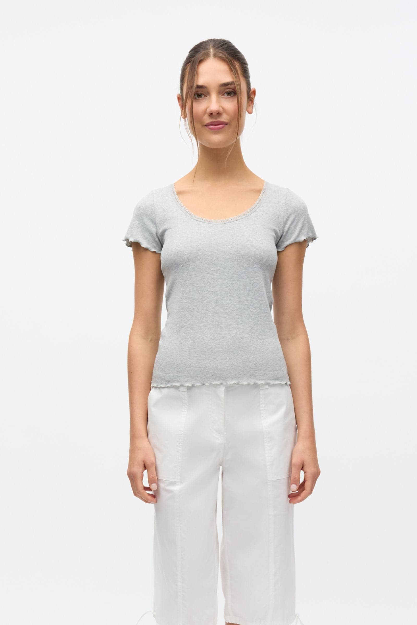 ENKIRA SS TOP 7382 Light Grey Mel (ALLY)