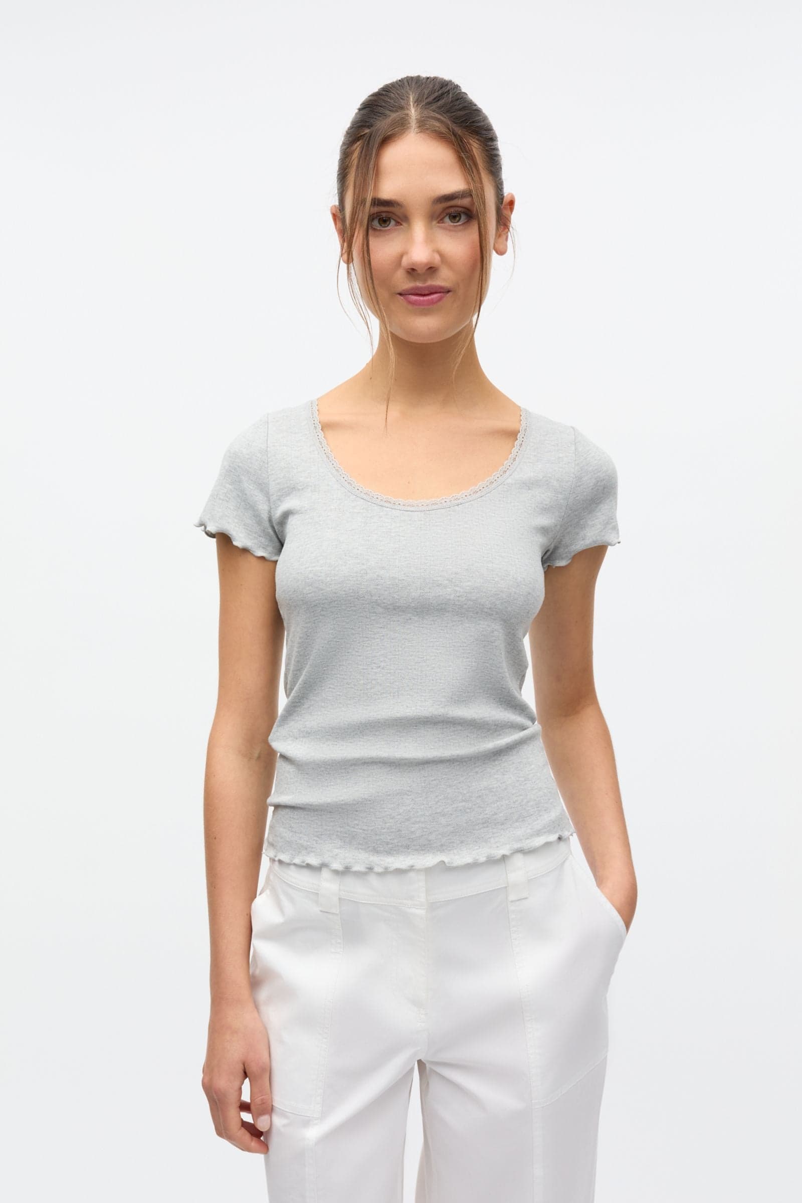 ENKIRA SS TOP 7382 Light Grey Mel (ALLY)