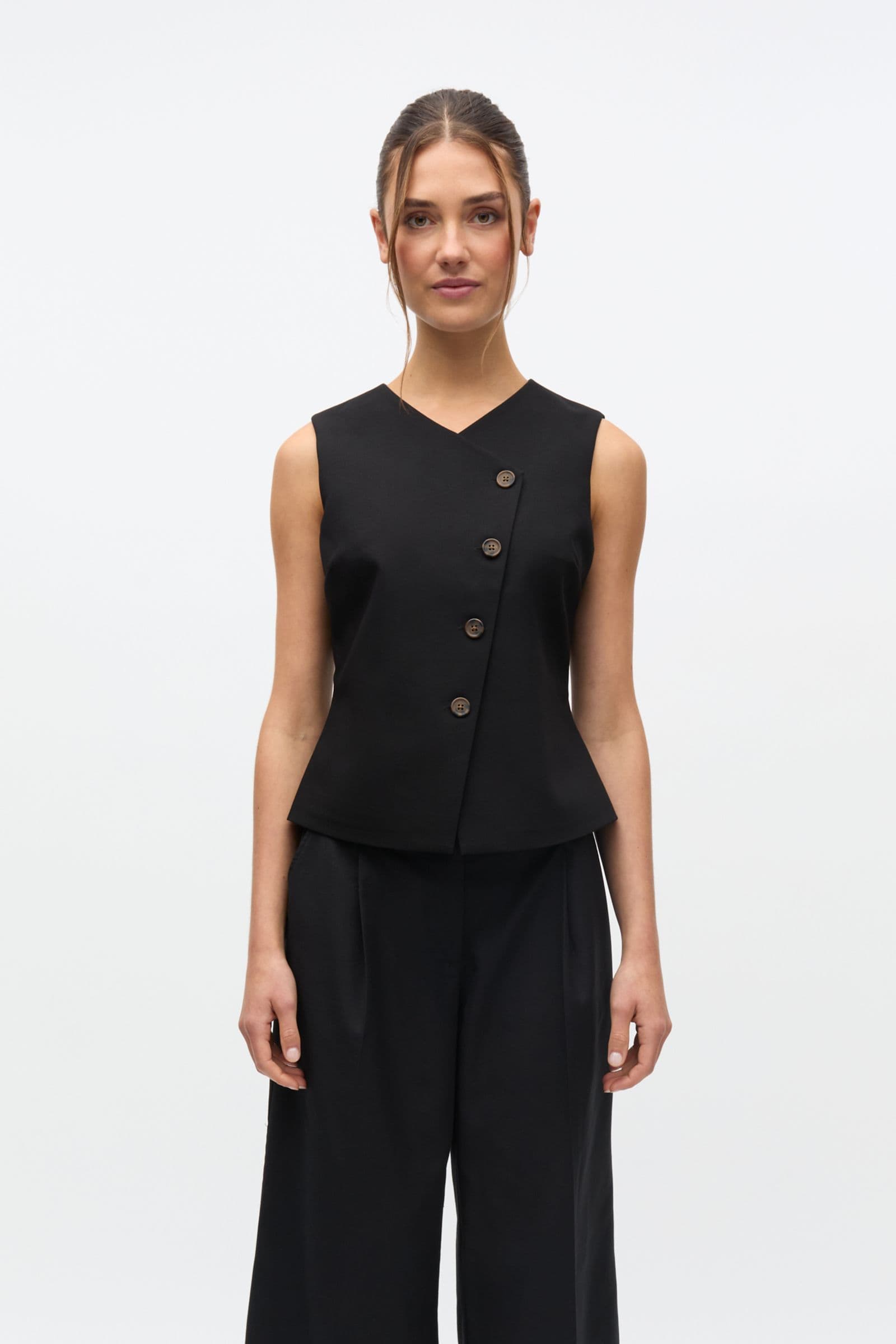 ENMATHILDE SL VEST 6797 Black