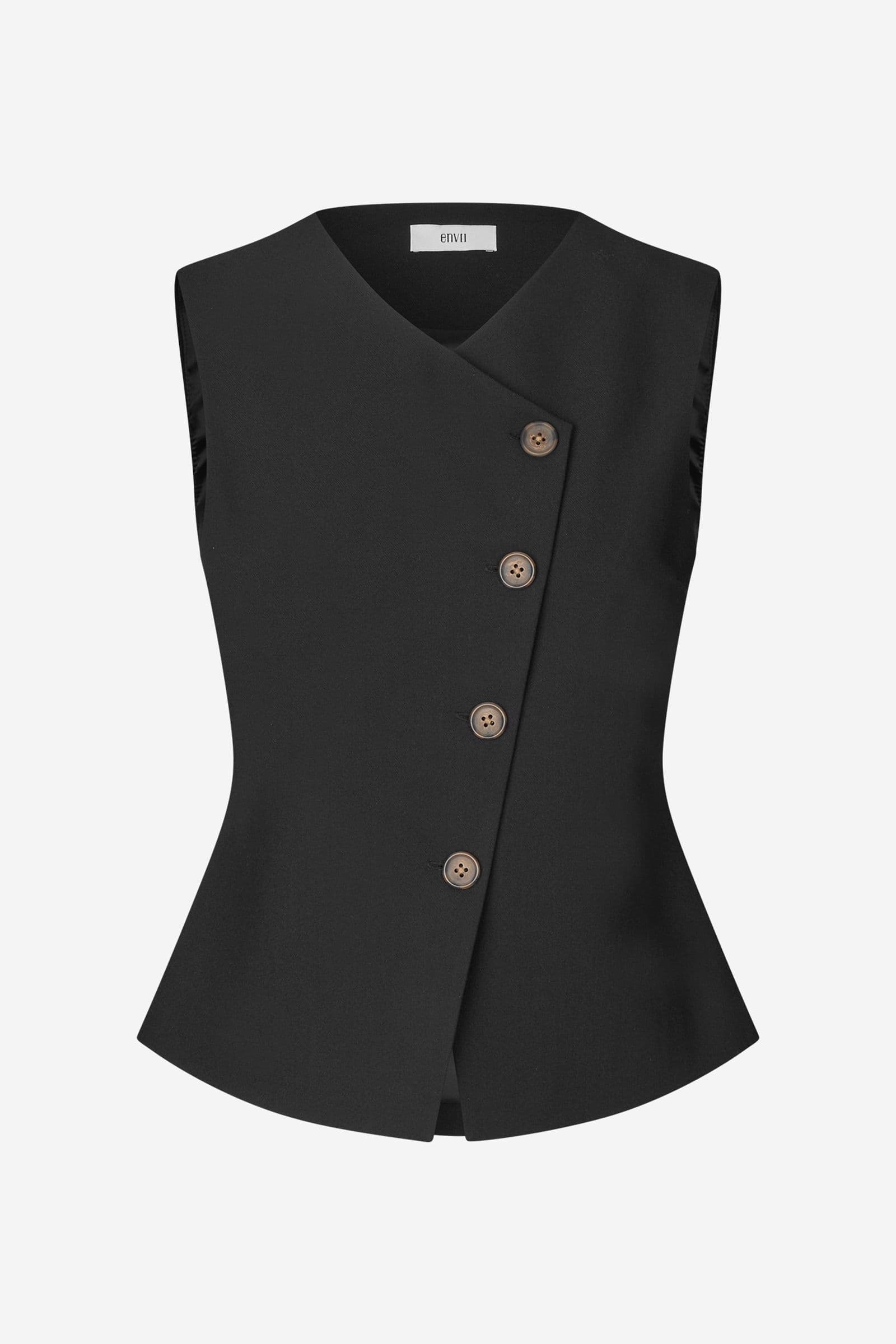 ENMATHILDE SL VEST 6797 Black