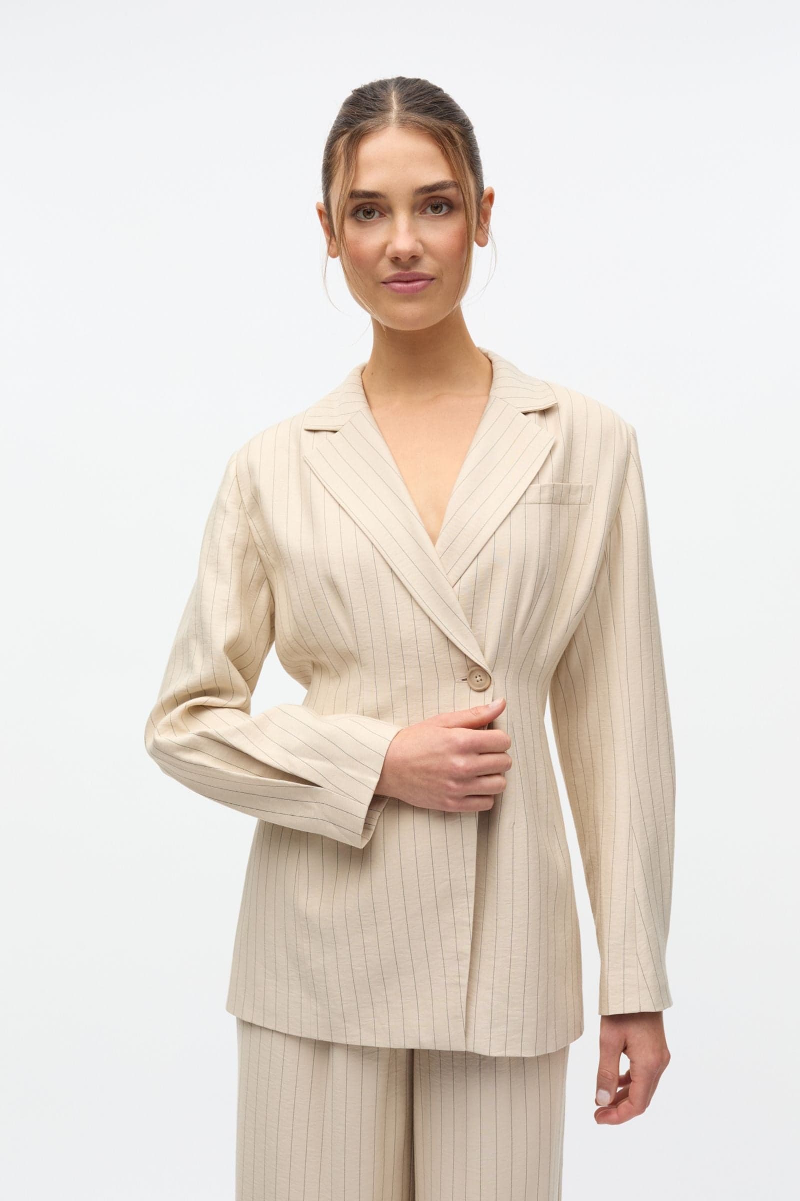 ENAUGUSTINE BLAZER 7399 Khaki Stripe