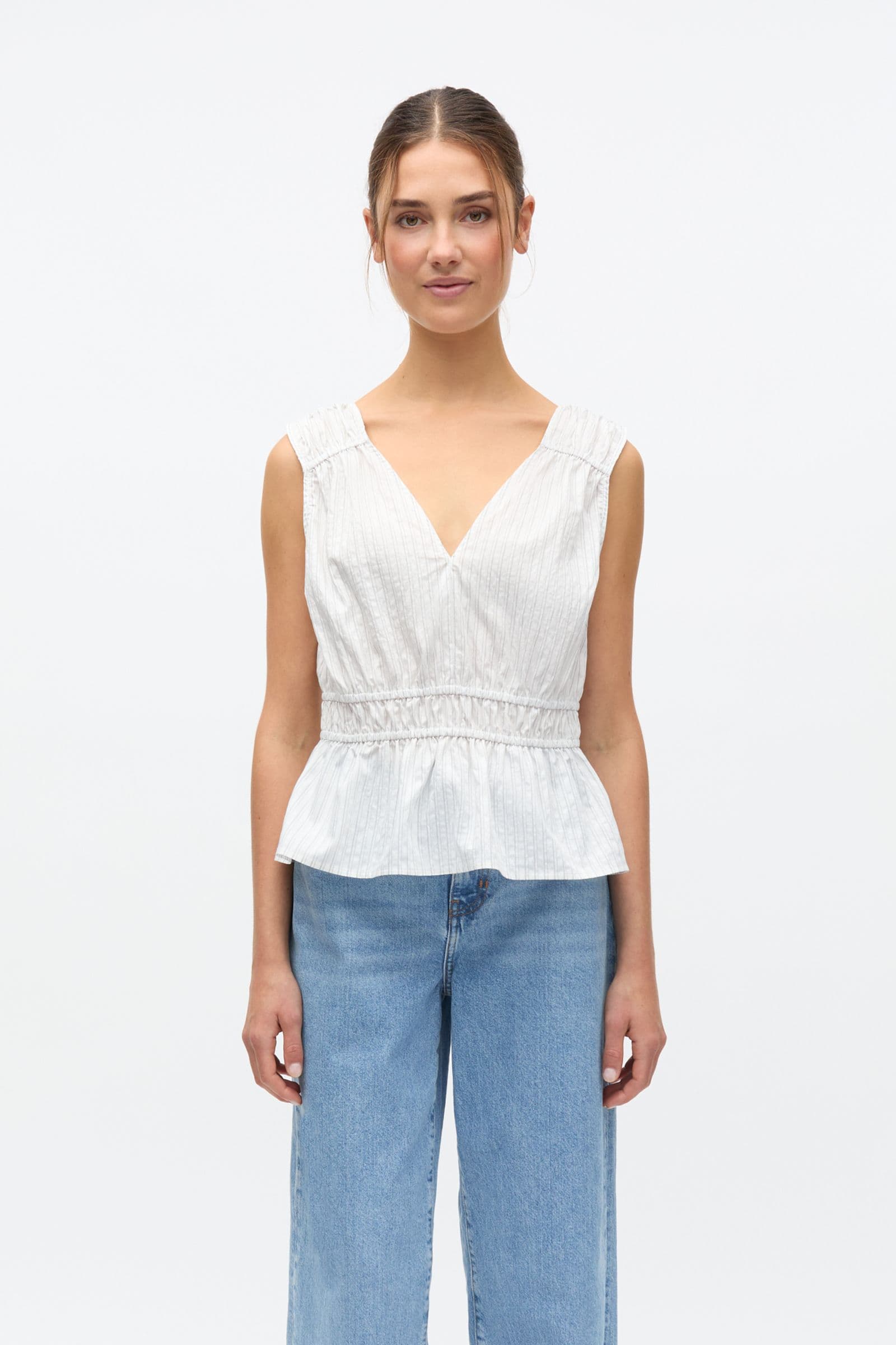 ENCLOVER SL TOP 7398 White Classic Stripe