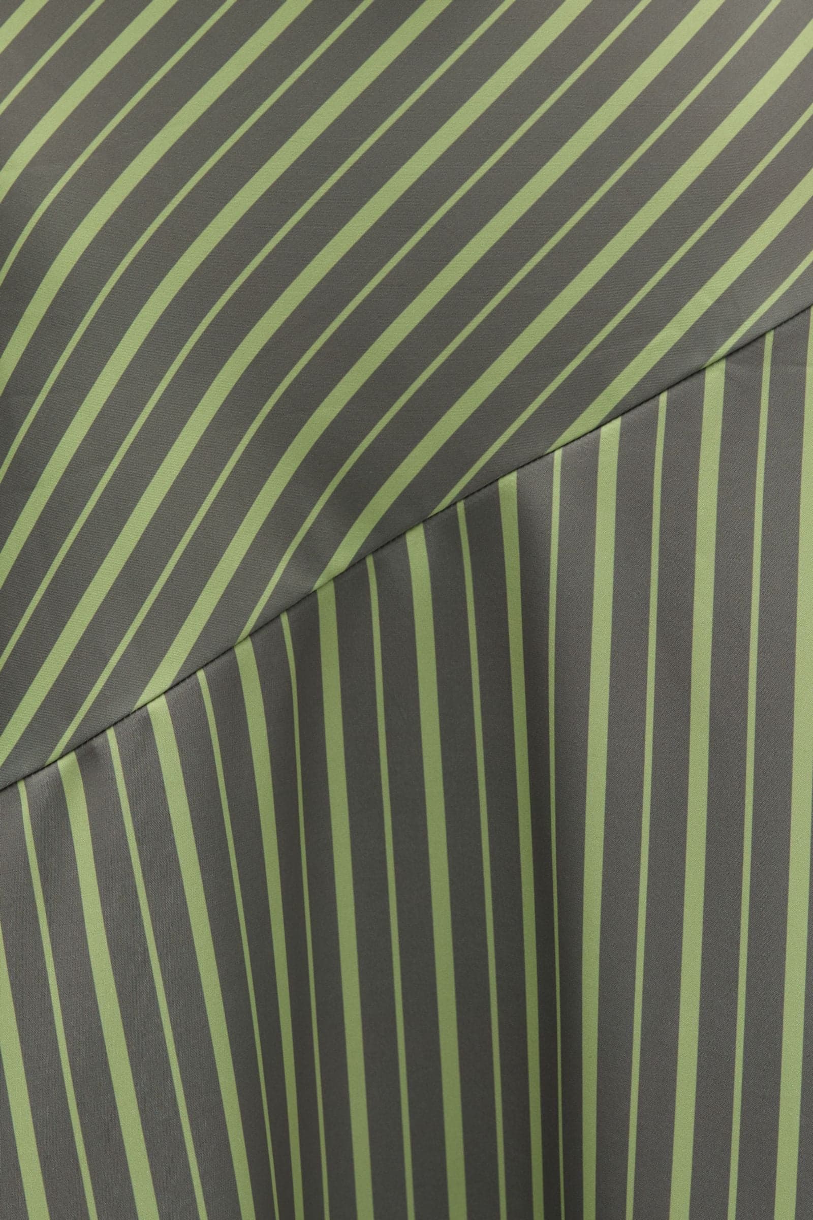 ENFRIDS SL DRESS AOP 7306 Green Olive Stripe