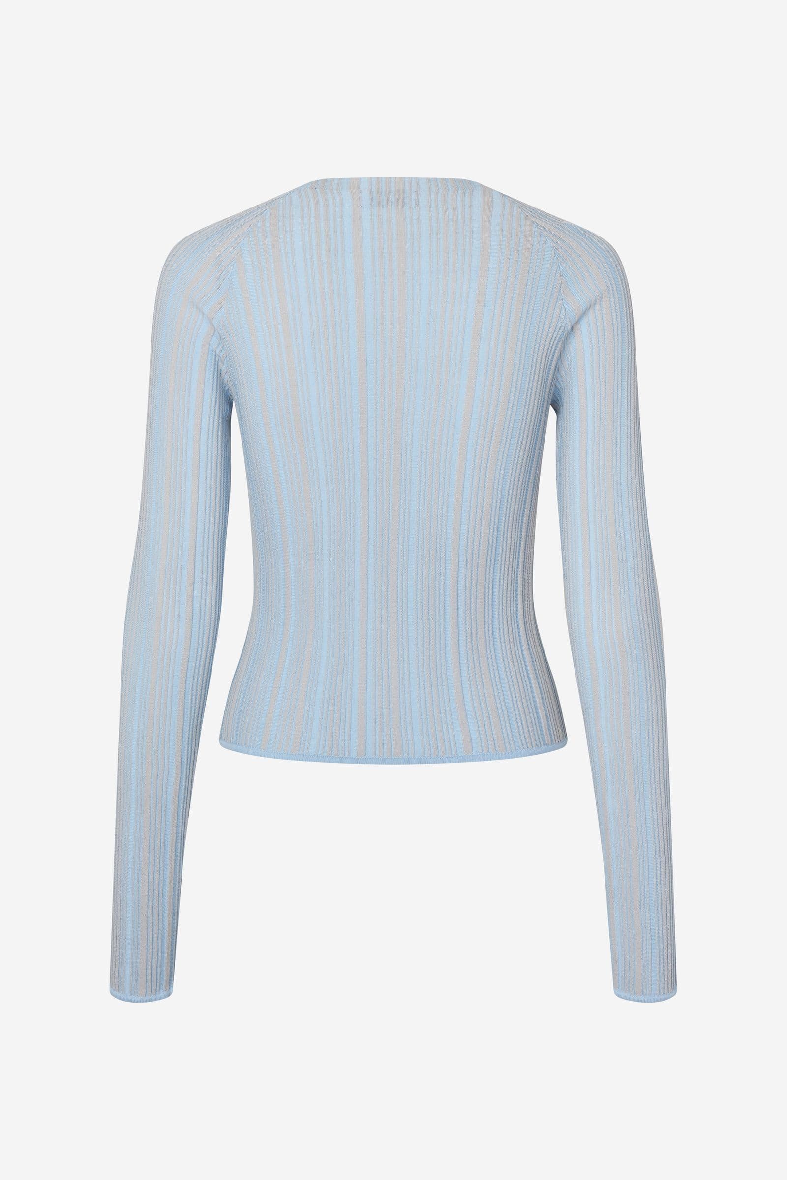 Enlany LS Knit 7402 Faded Denim Grey