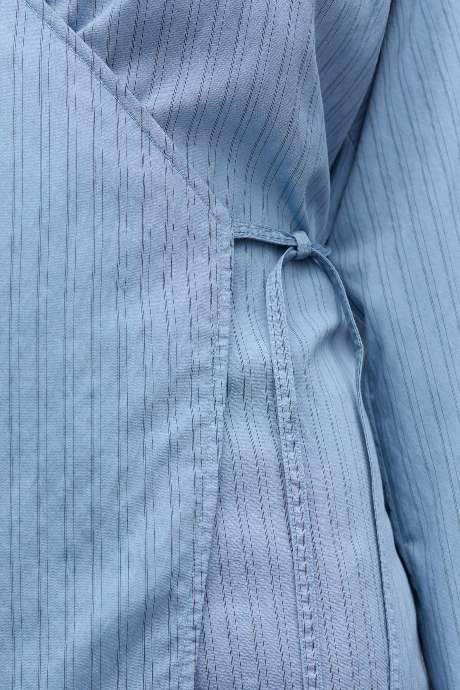 Enakron LS V-N Shirt 7398 Faded Stripe