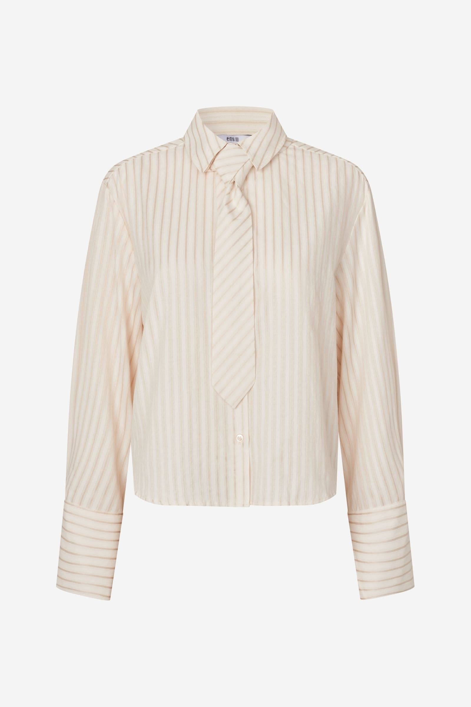 ENWEB LS SHORT SHIRT TIE 7416 Nature Stripe