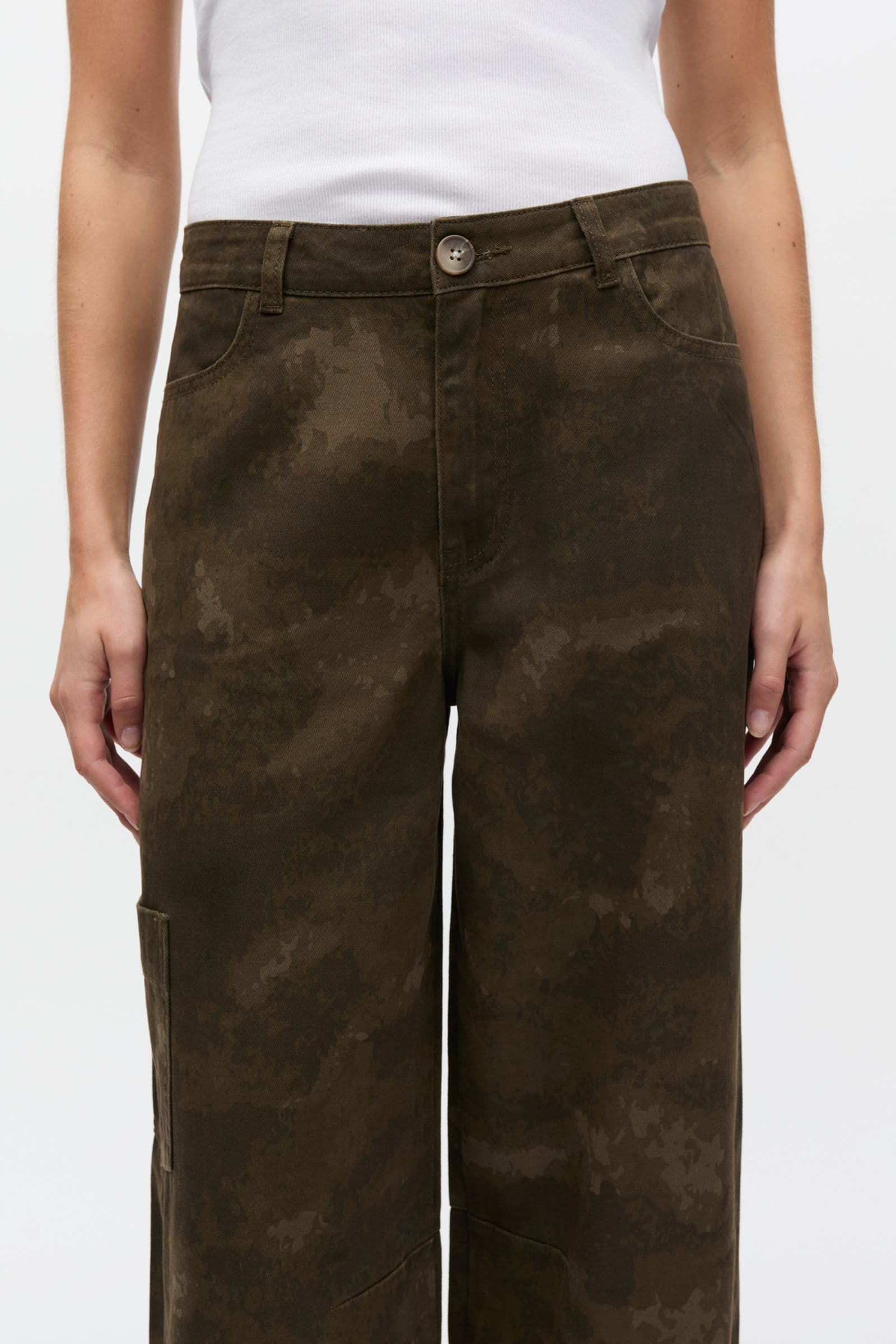ENBILLA PANTS 7418 Smokey Olive Camo