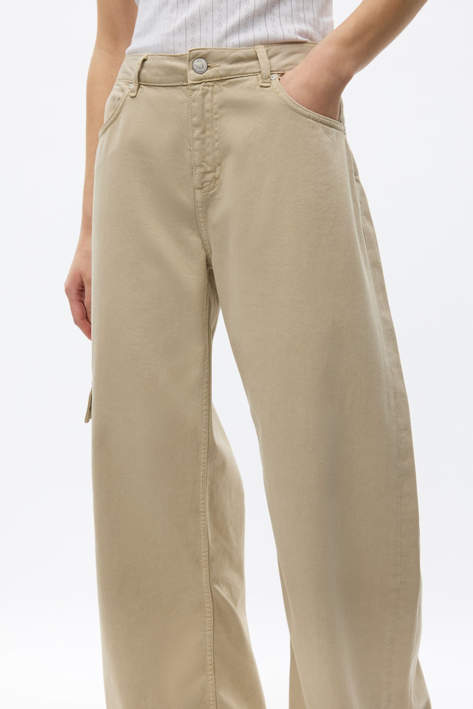 ENBULLET WIDE CARGO JEANS 6977 Chinchilla