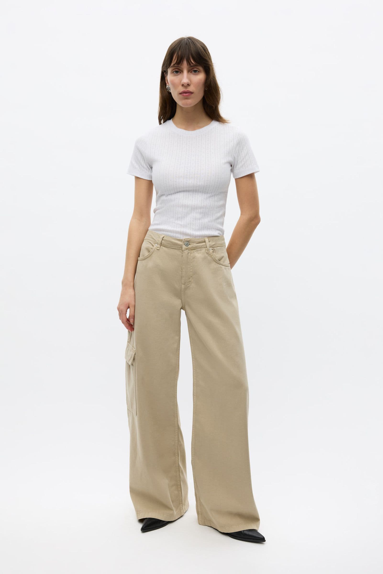 ENBULLET WIDE CARGO JEANS 6977 Chinchilla