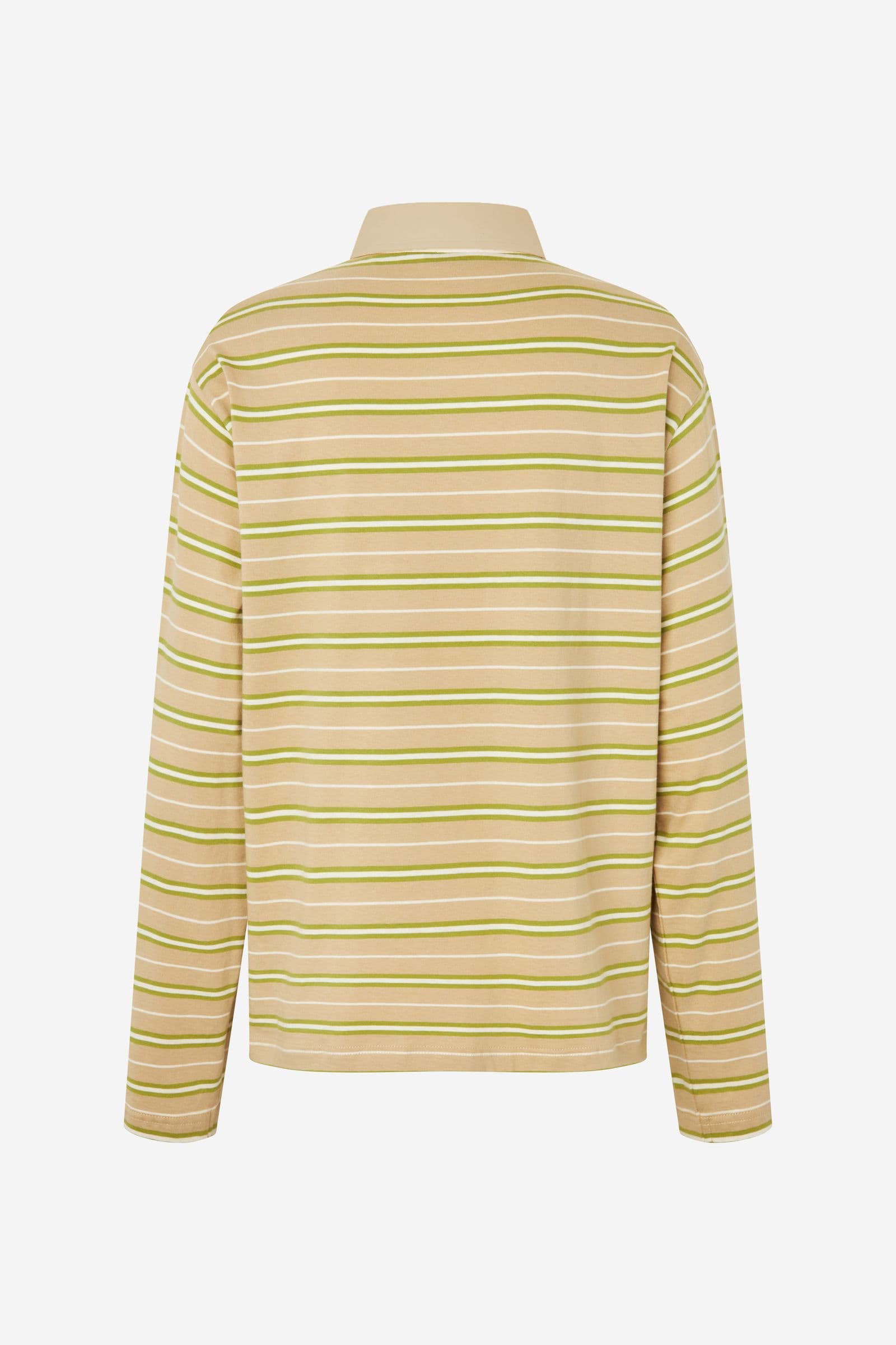 ENKULLA LS POLO ST 5310 Pale Fern Stripe