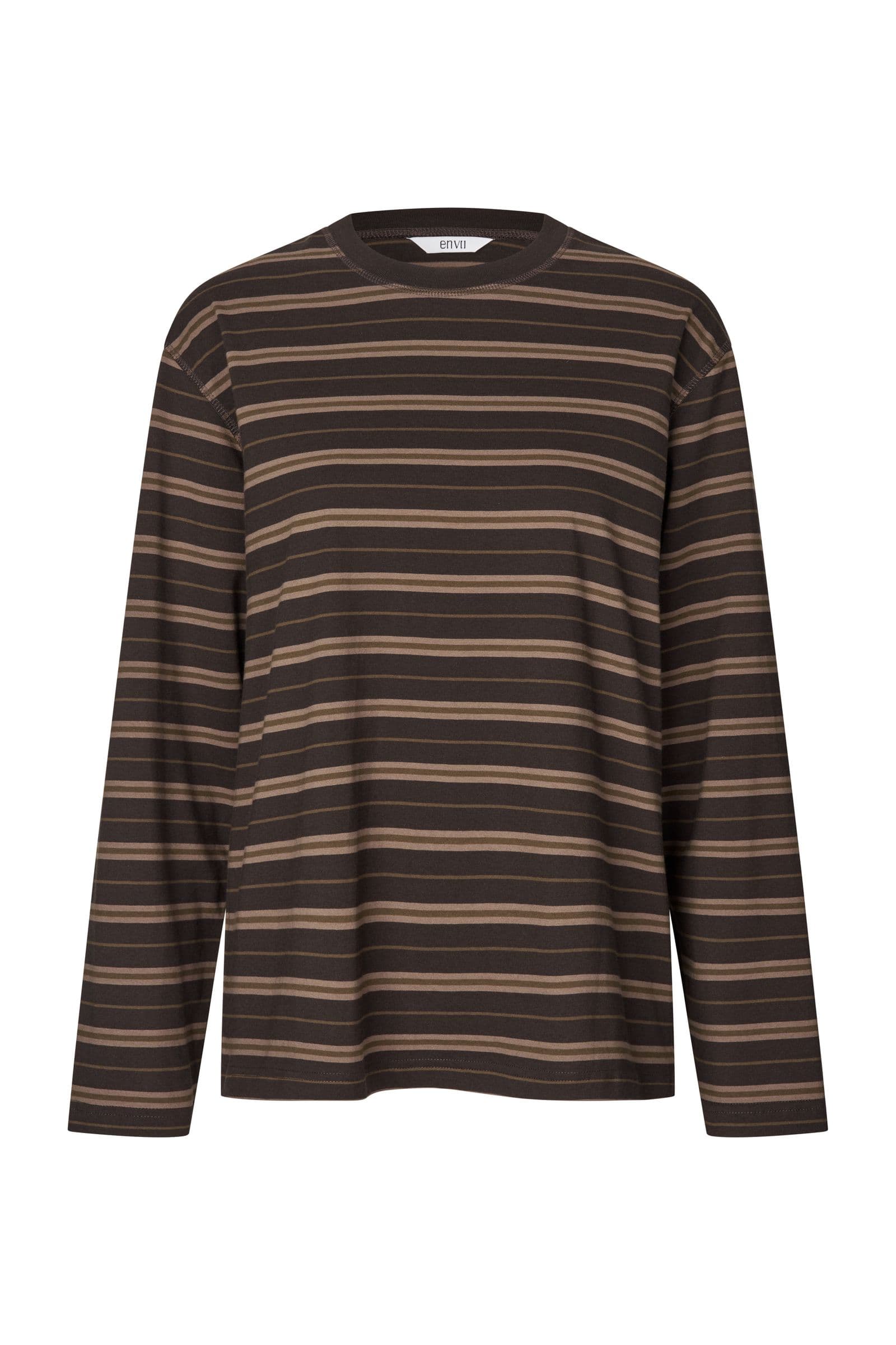 ENKULLA LS POLO ST 5310 Olive Torte Stripe