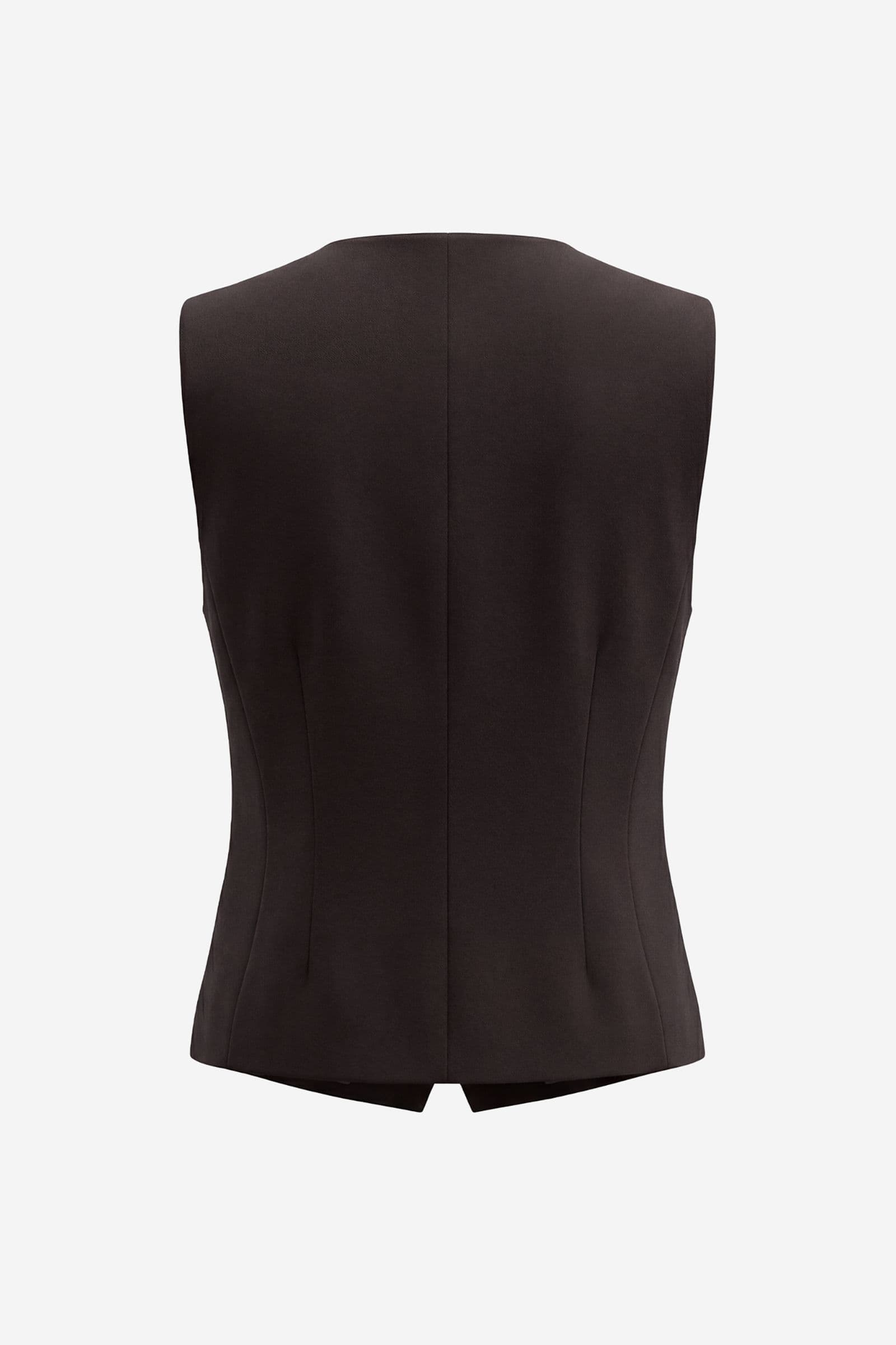 ENRAYE SHORT VEST 6797 Chocolate Torte