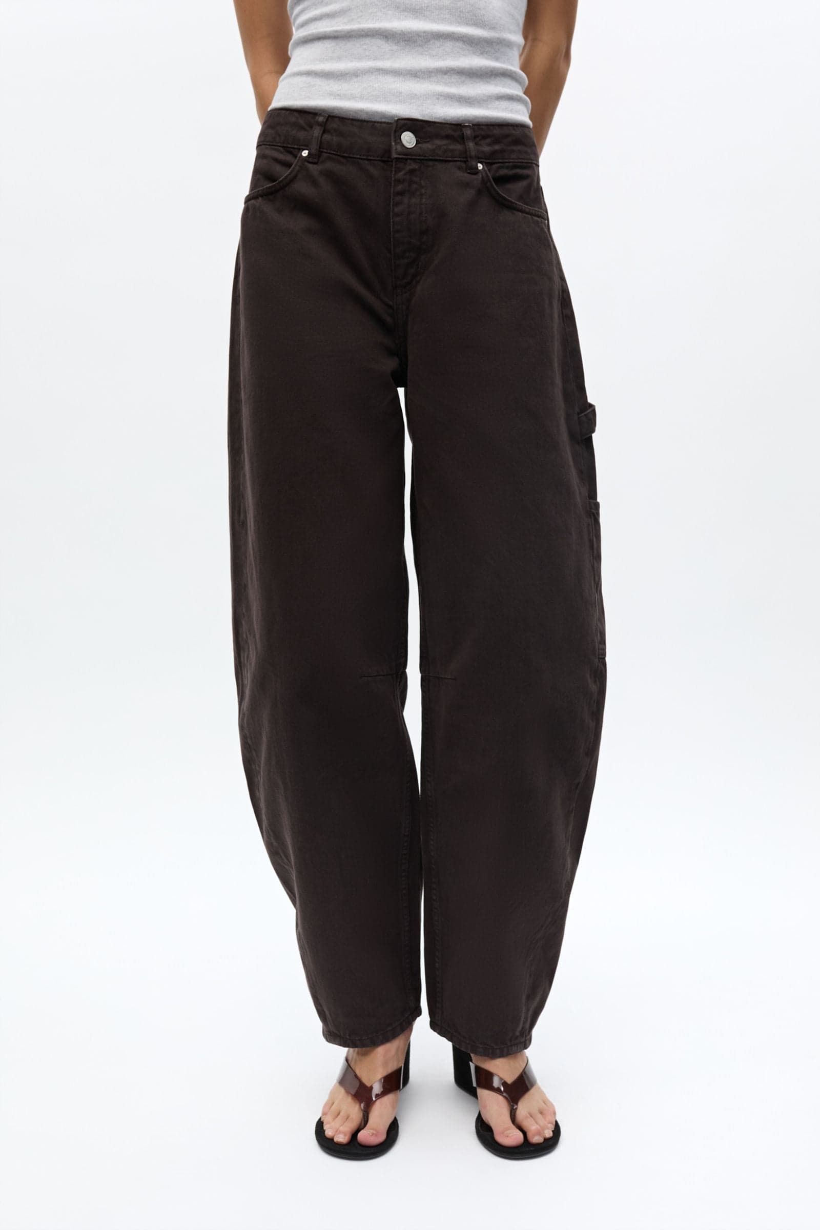 ENBILLIE POCKET JEANS 6803 Worn Chocolate