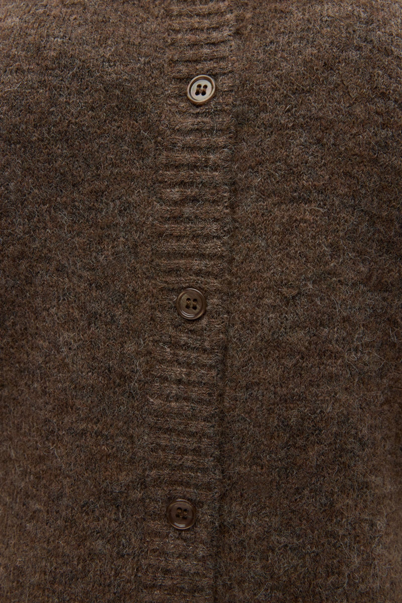 ENADA LS CARDIGAN 7454 Walnut Mel