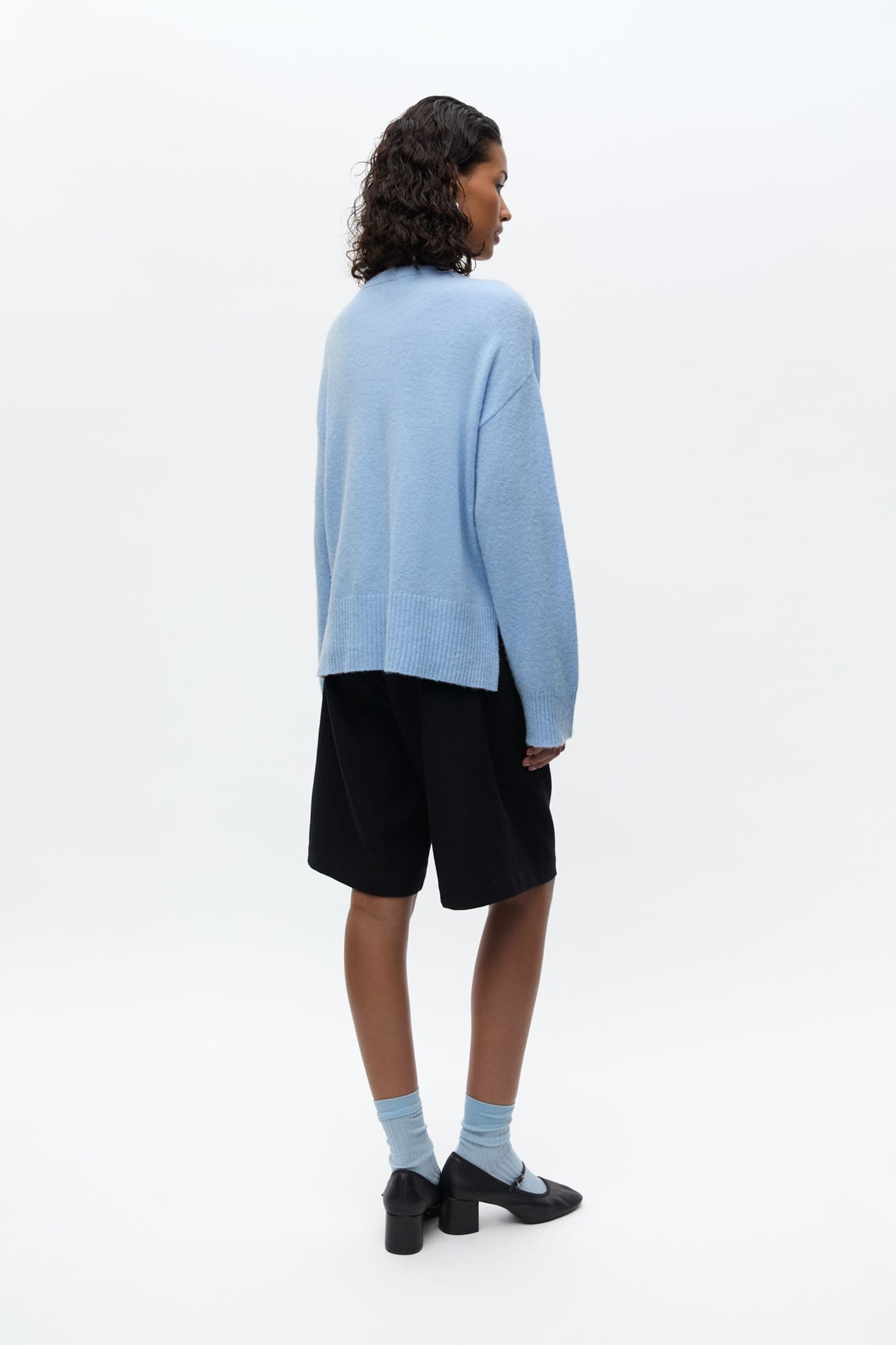 ENADA LS SPLIT KNIT 7454 Powder Blue