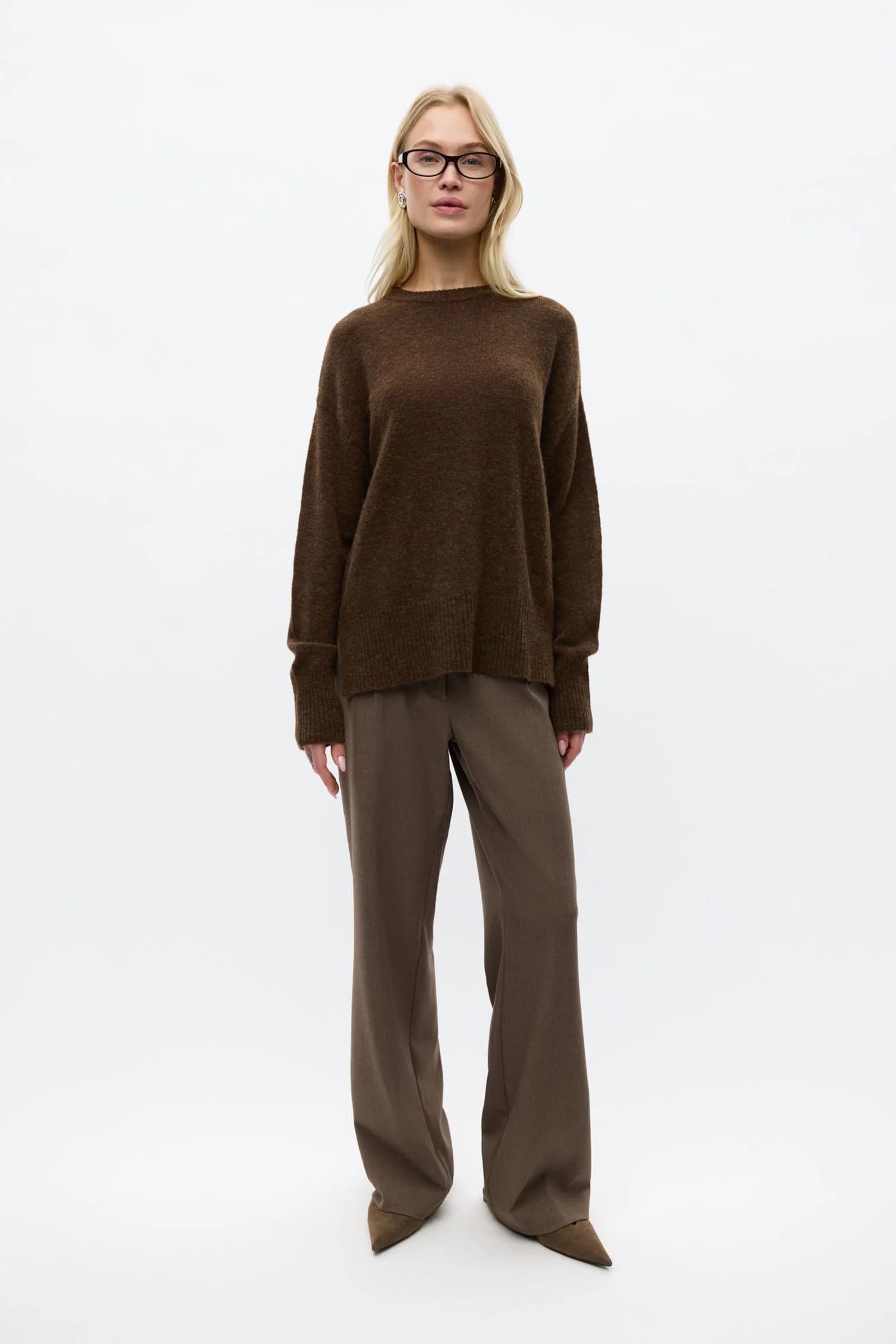ENADA LS SPLIT KNIT 7454 Chocolate Torte Mel