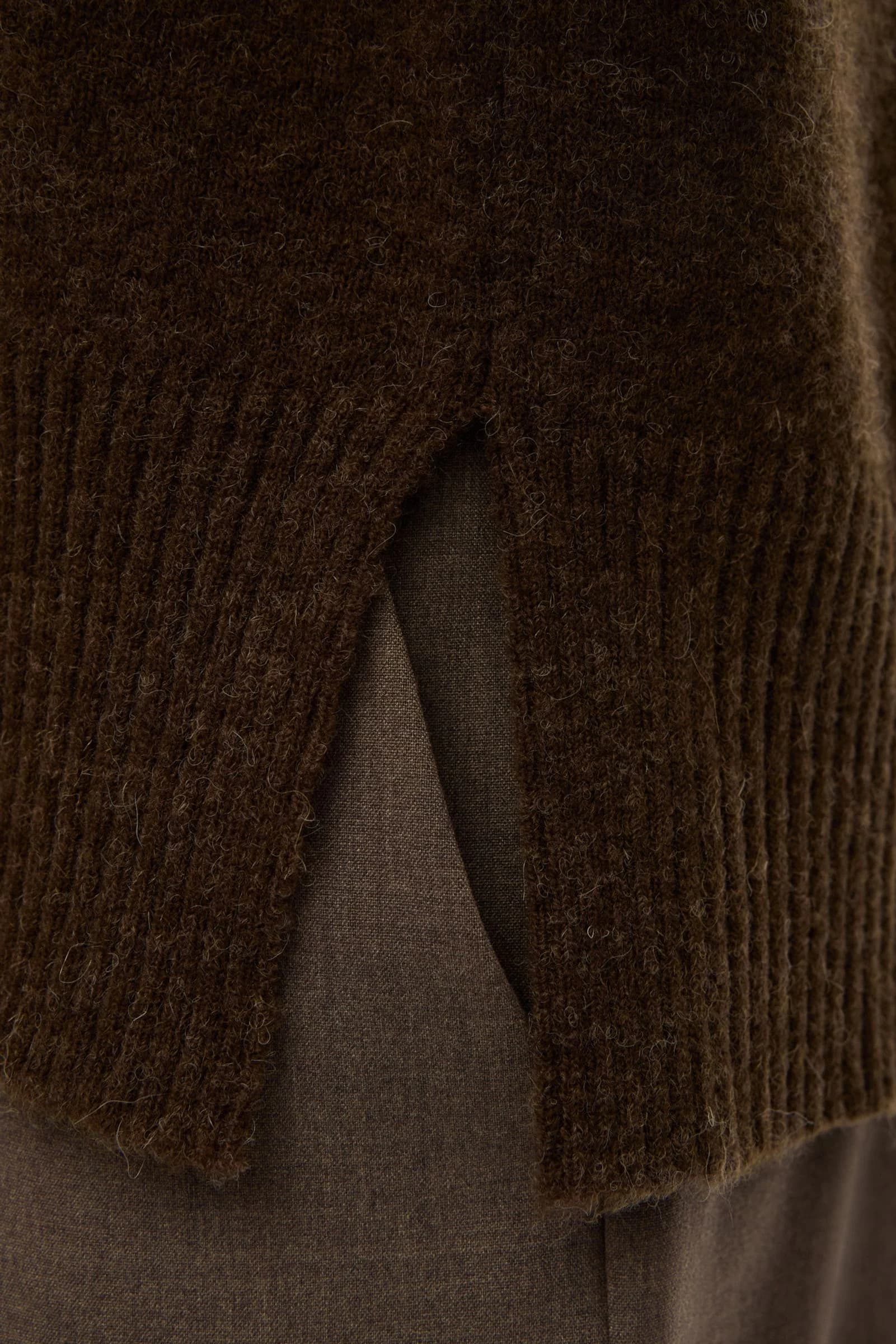 ENADA LS SPLIT KNIT 7454 Chocolate Torte Mel