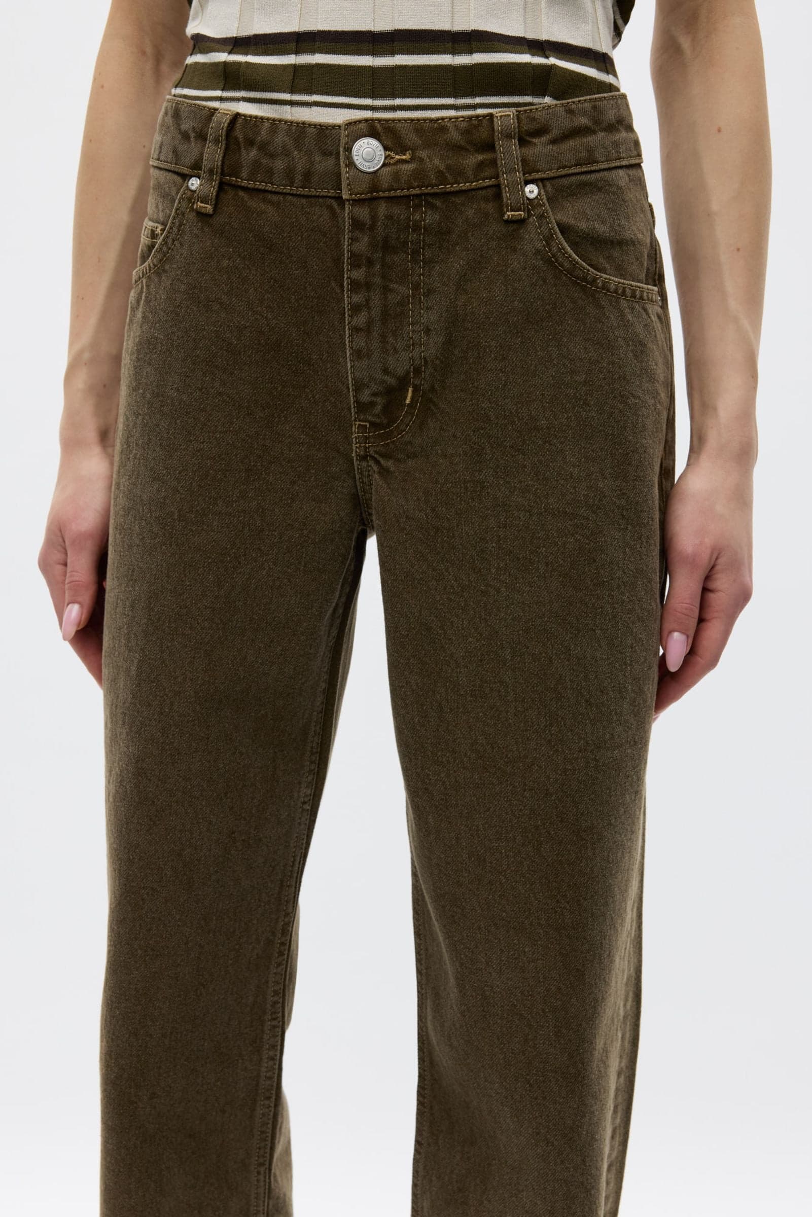 ENBONNIE JEANS 7455 Faded Olive