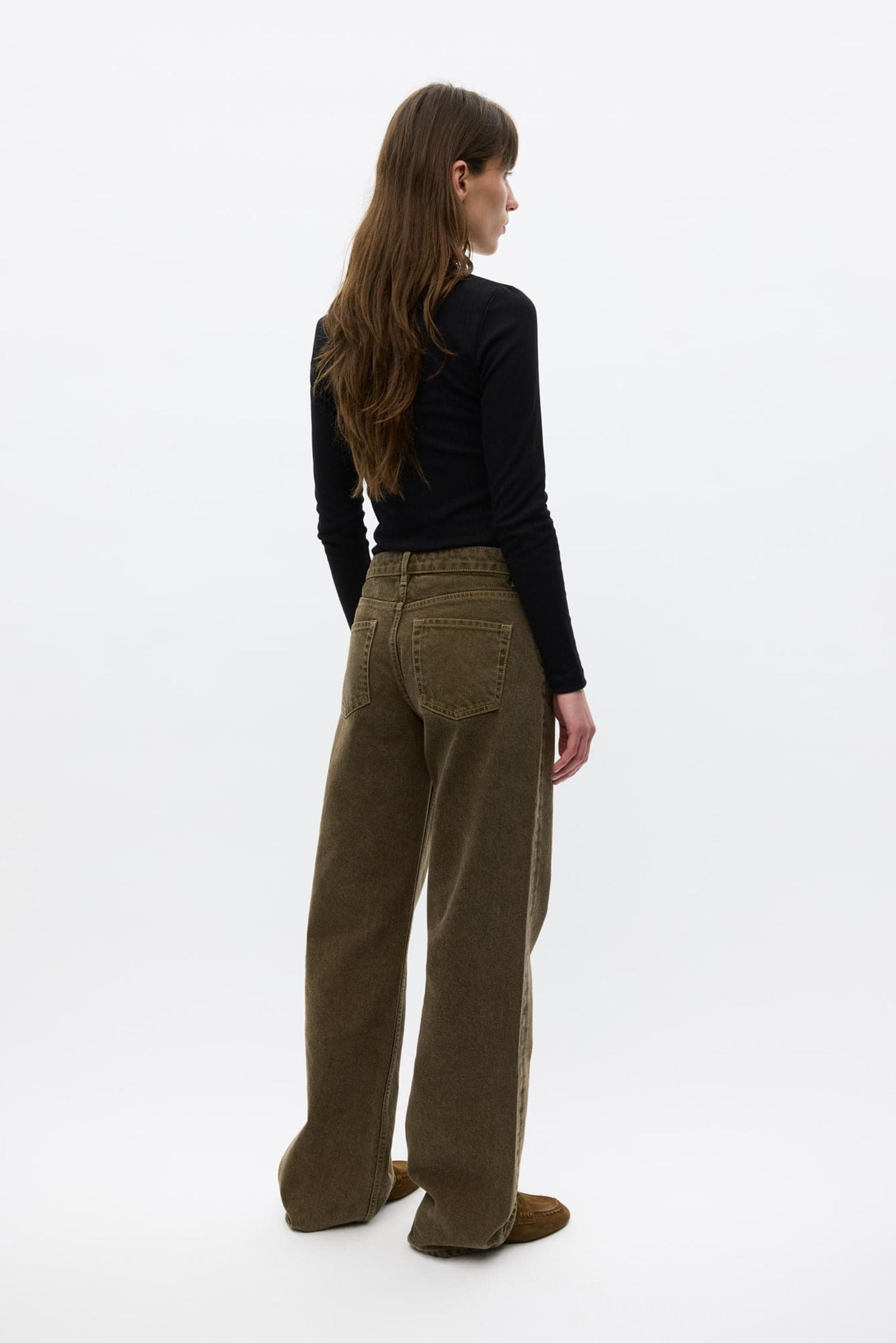 ENBETTY JEANS 7455 Faded Olive