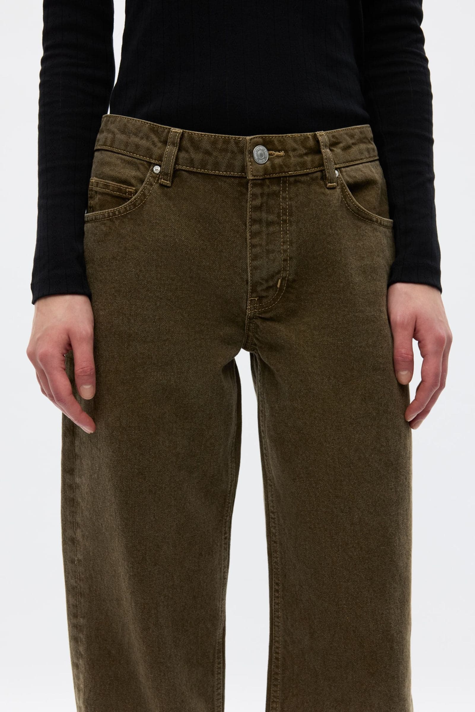 ENBETTY JEANS 7455 Faded Olive