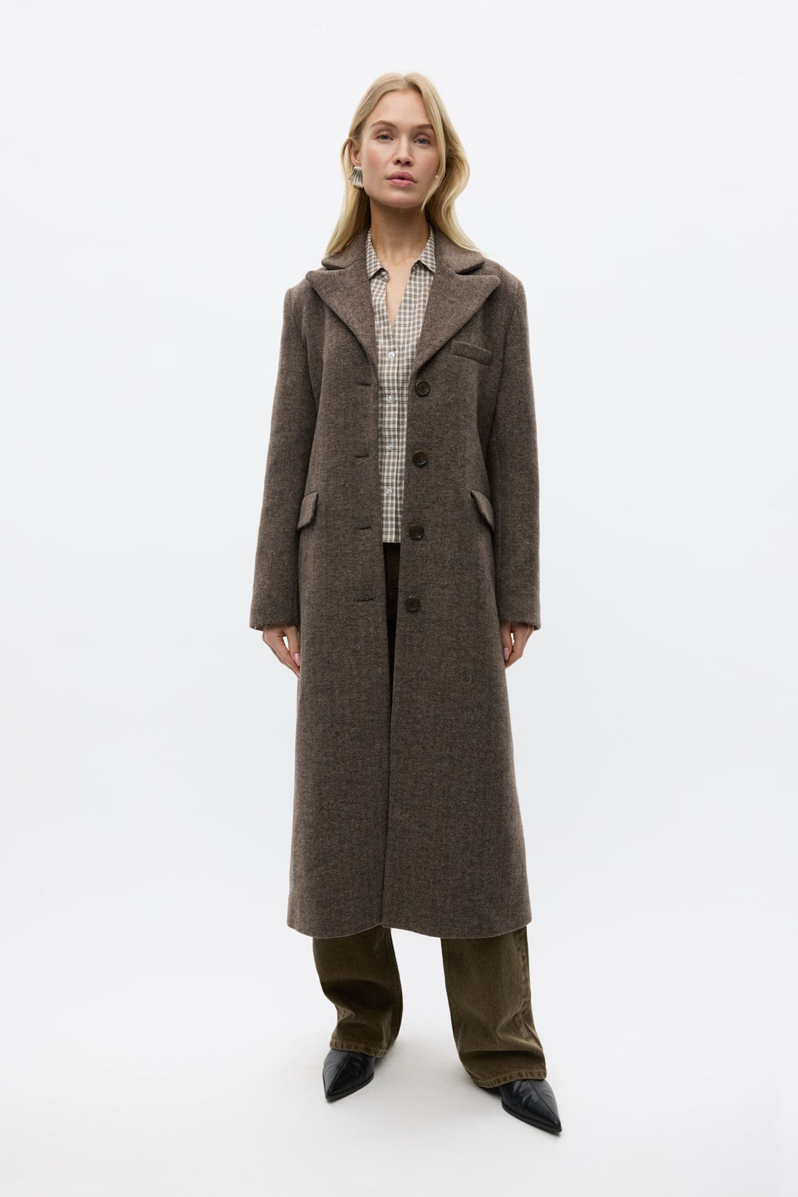 ENVALERIE JACKET 7428 Chocolate Black Stripe
