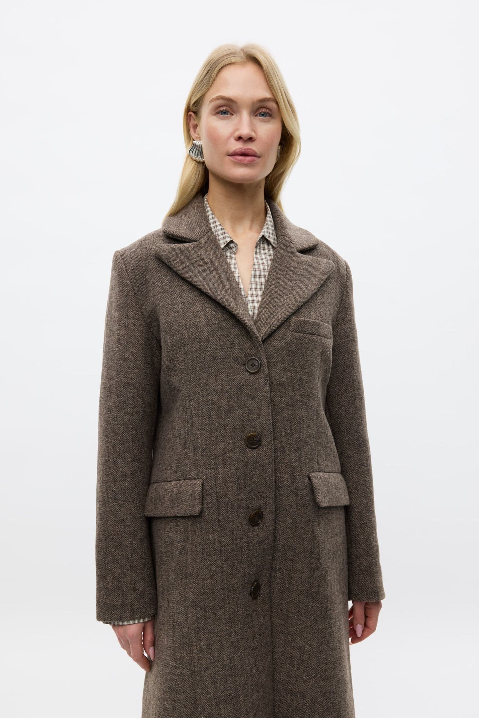 ENVALERIE JACKET 7428 Chocolate Black Stripe