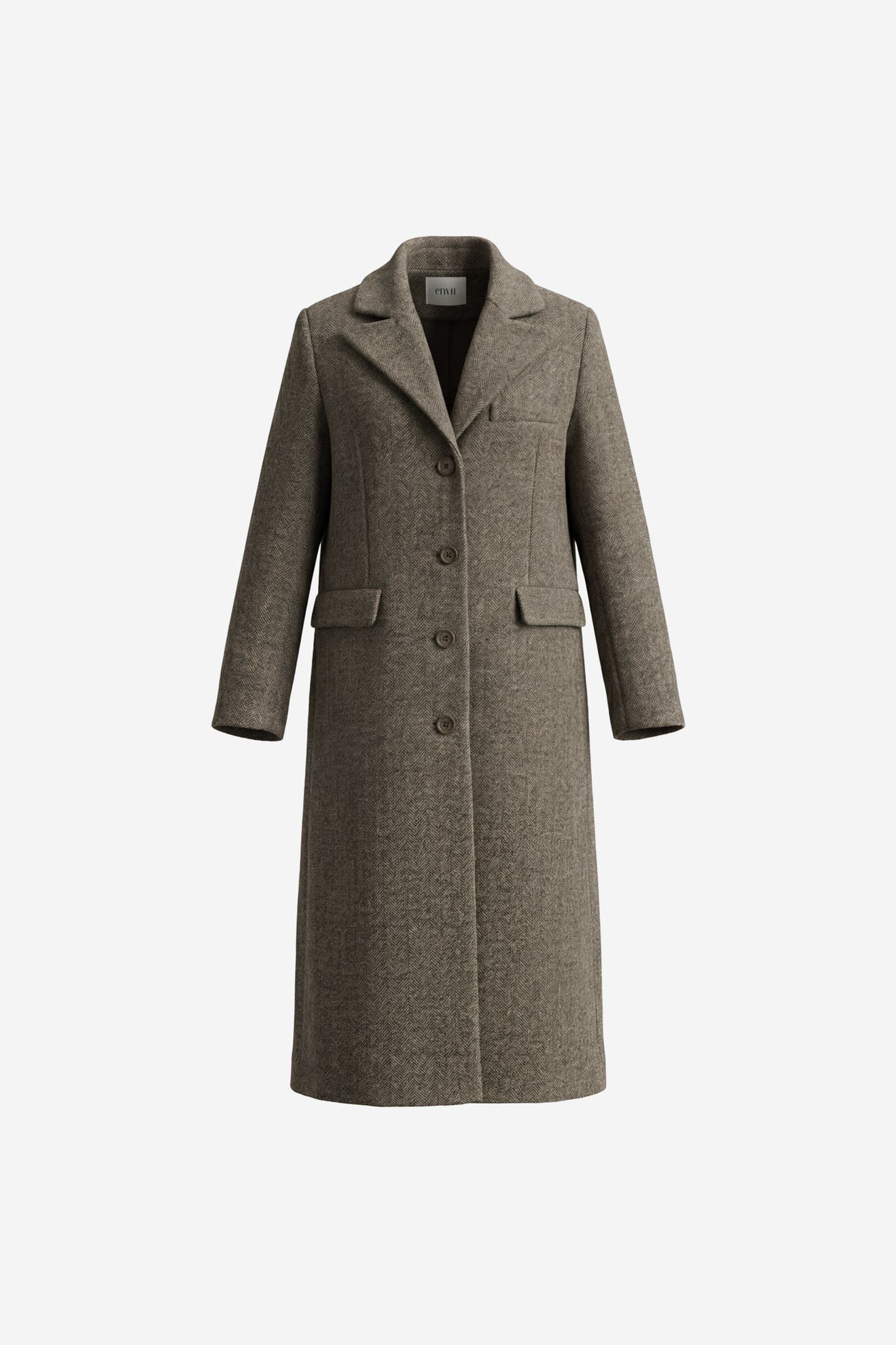 ENVALERIE JACKET 7428 Chocolate Black Stripe