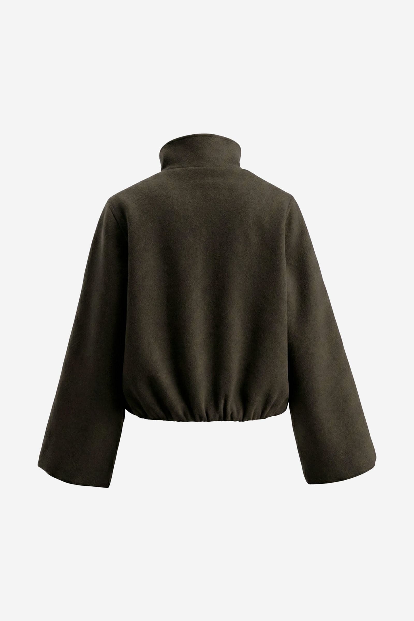 ENSIGRID WOOL JACKET 7276 Dark Olive Mel
