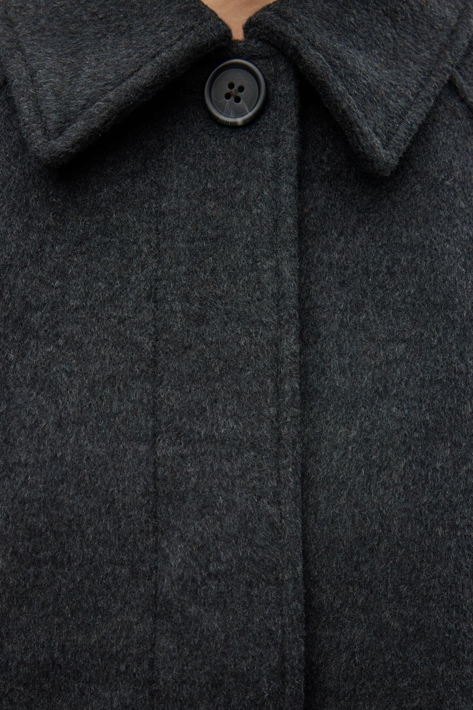 ENSENECA SHORT WOOL JACKET 7276 Black Mel
