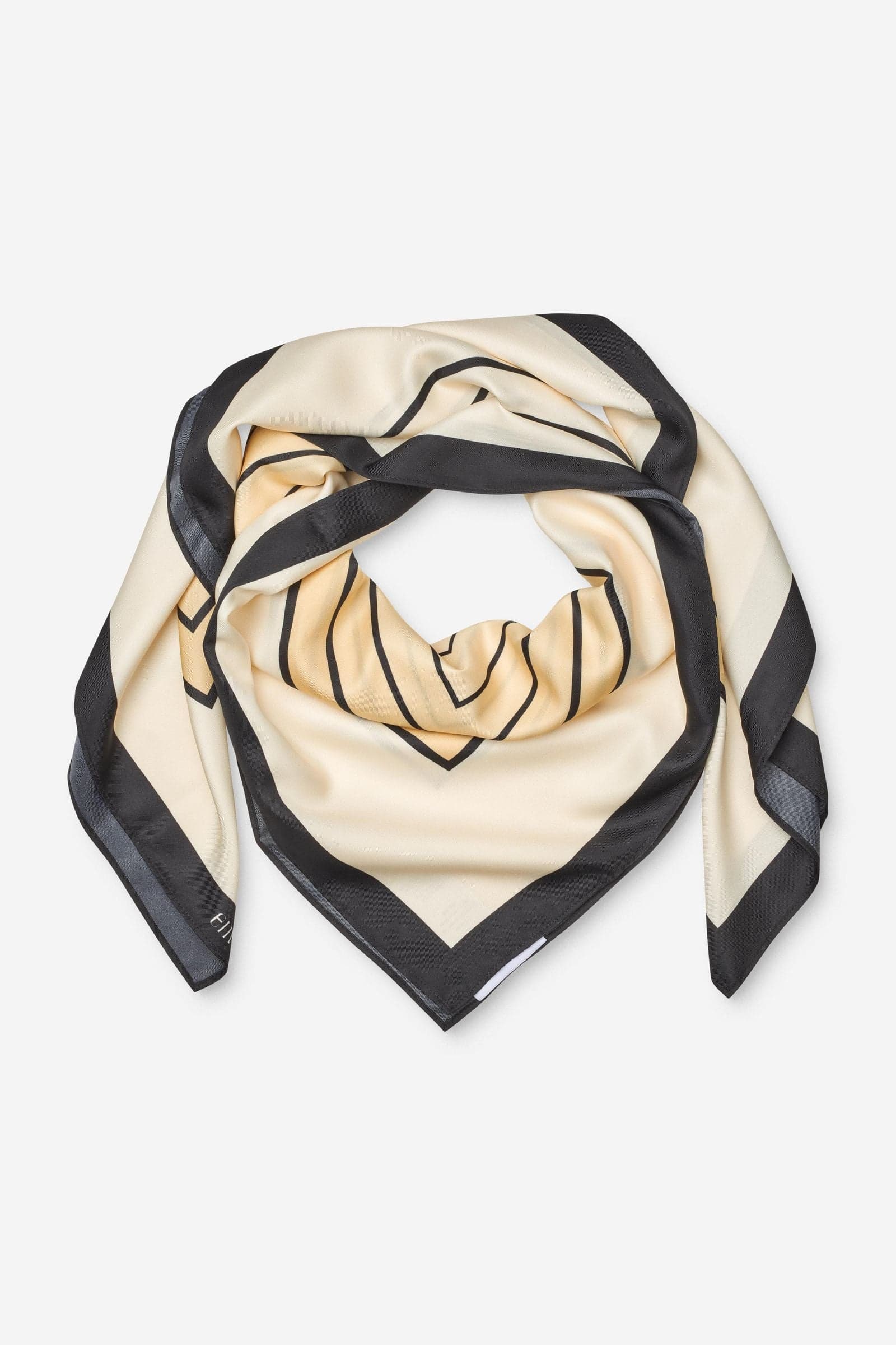 ENNOEL SCARF 7457 Yellow Stripe