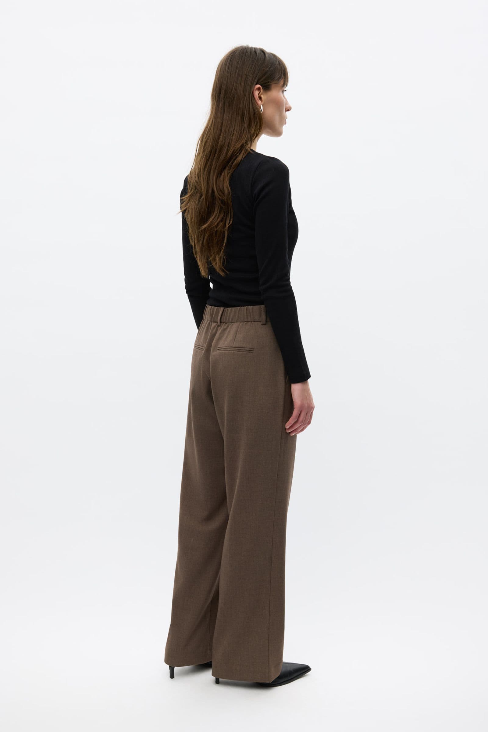 ENBETA PANTS 7459 Brown Melange