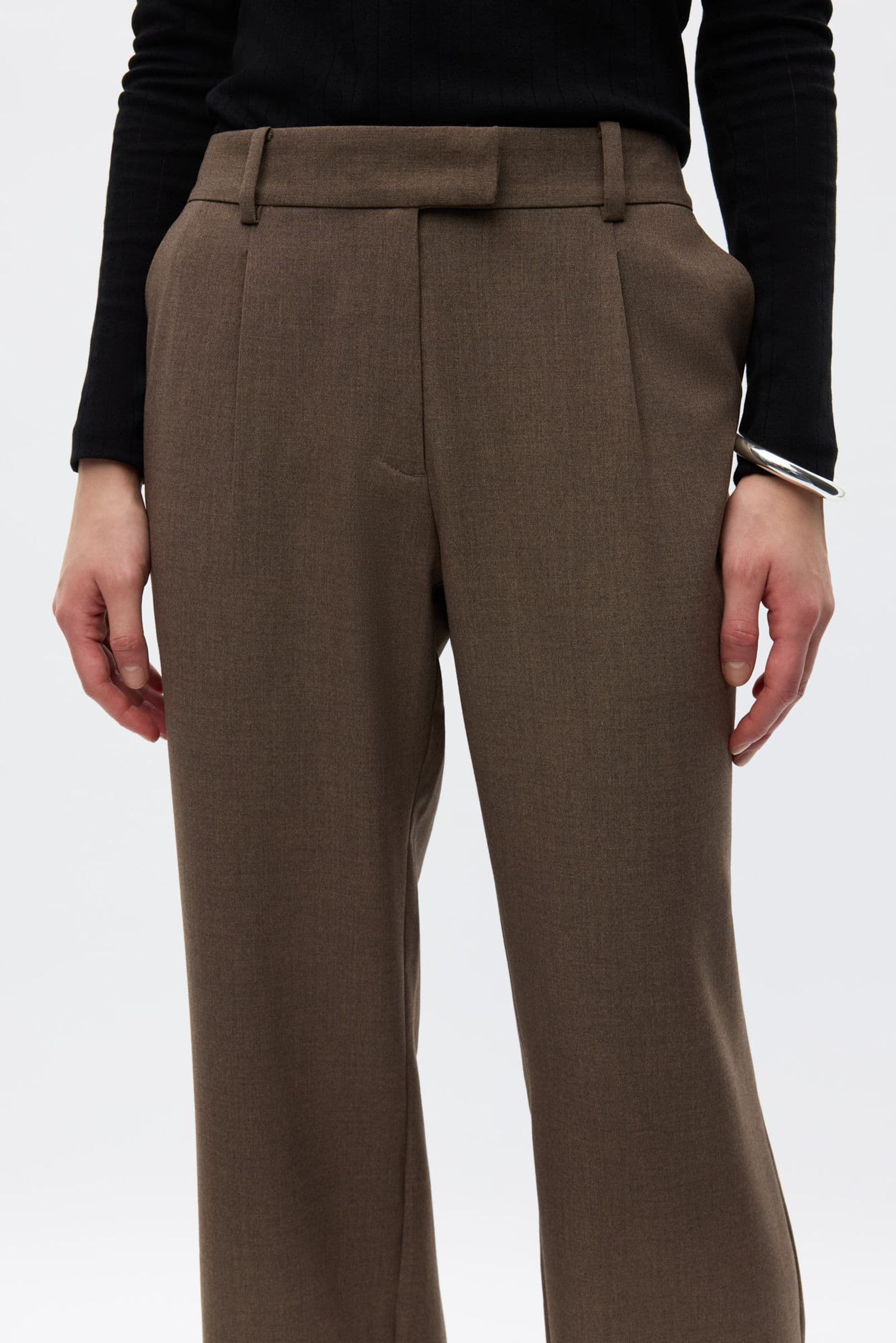 ENBETA PANTS 7459 Brown Melange