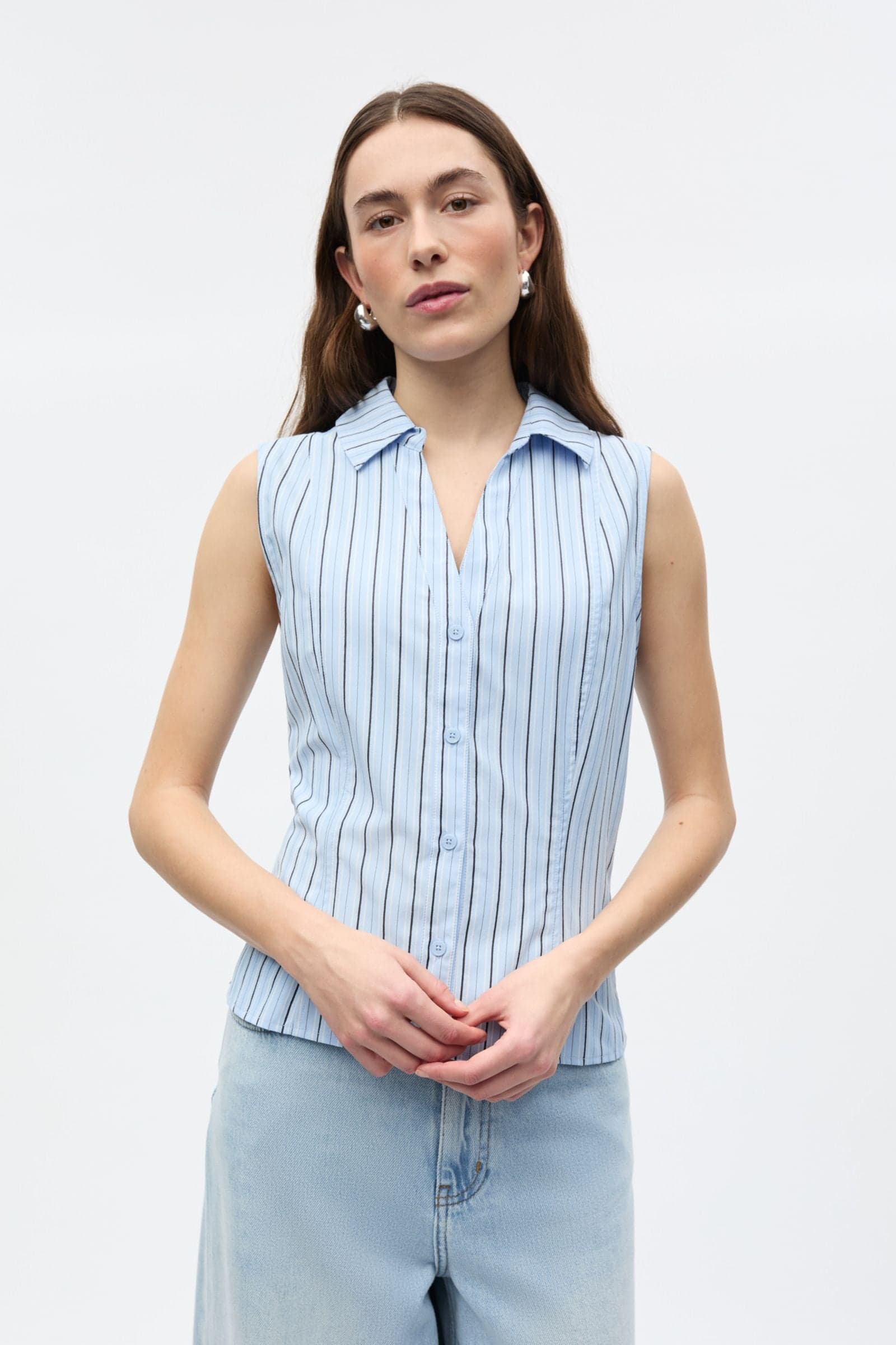 ENAGNESTA SL SHIRT 7347 Powder blue st