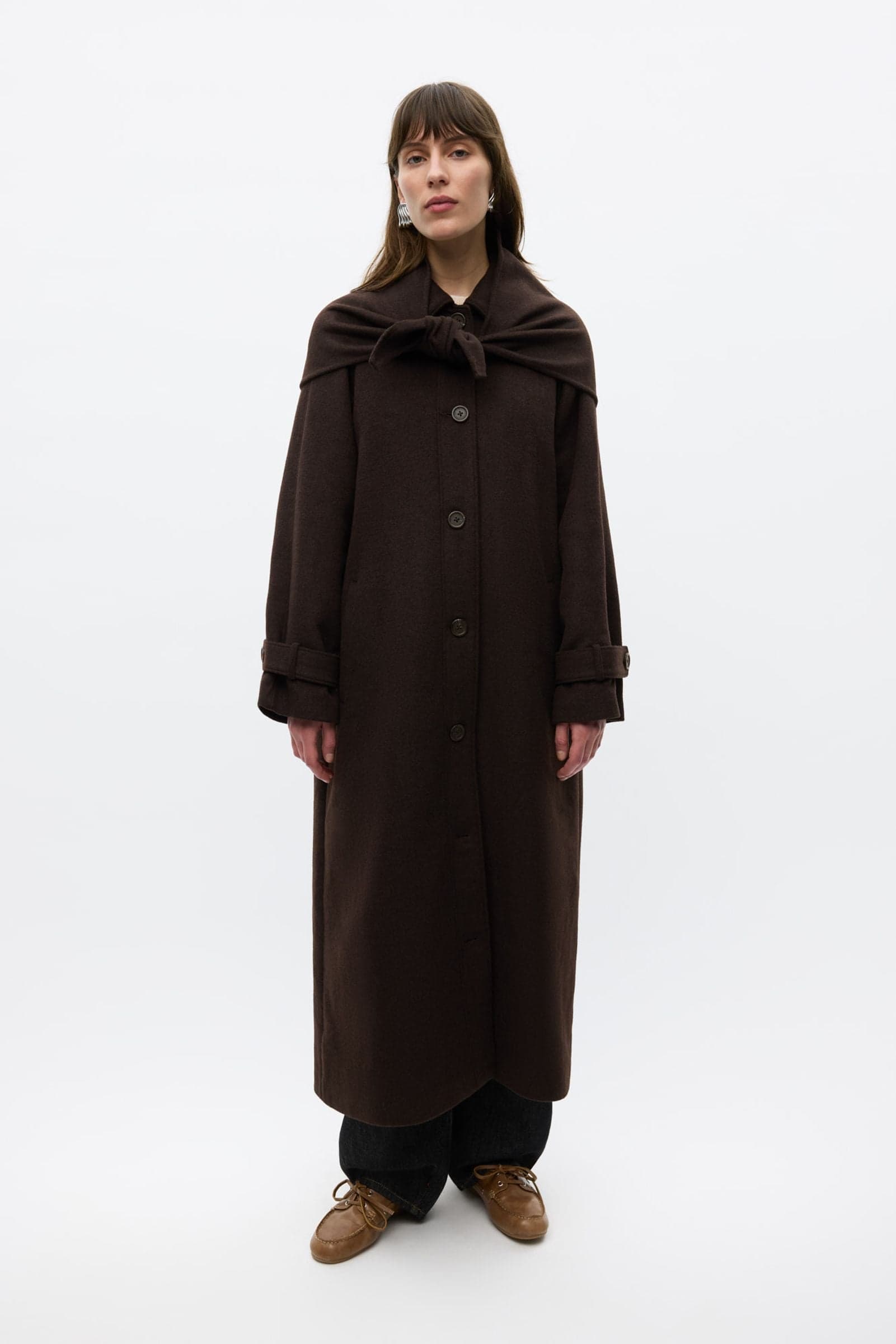 ENSENECA SCARF 7276 Chocolate Torte Mel