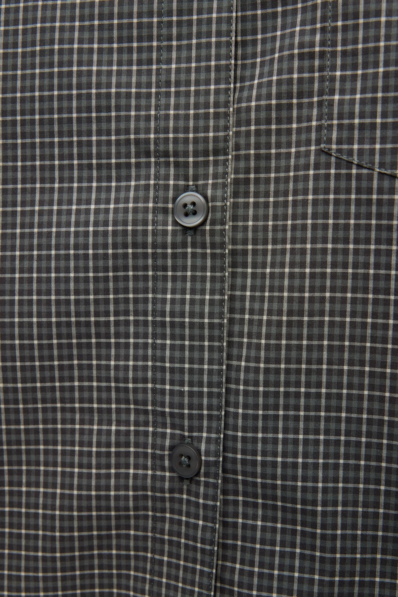 ENWEB LS SHORT SHIRT CH 7476 Gray Gardenia Check