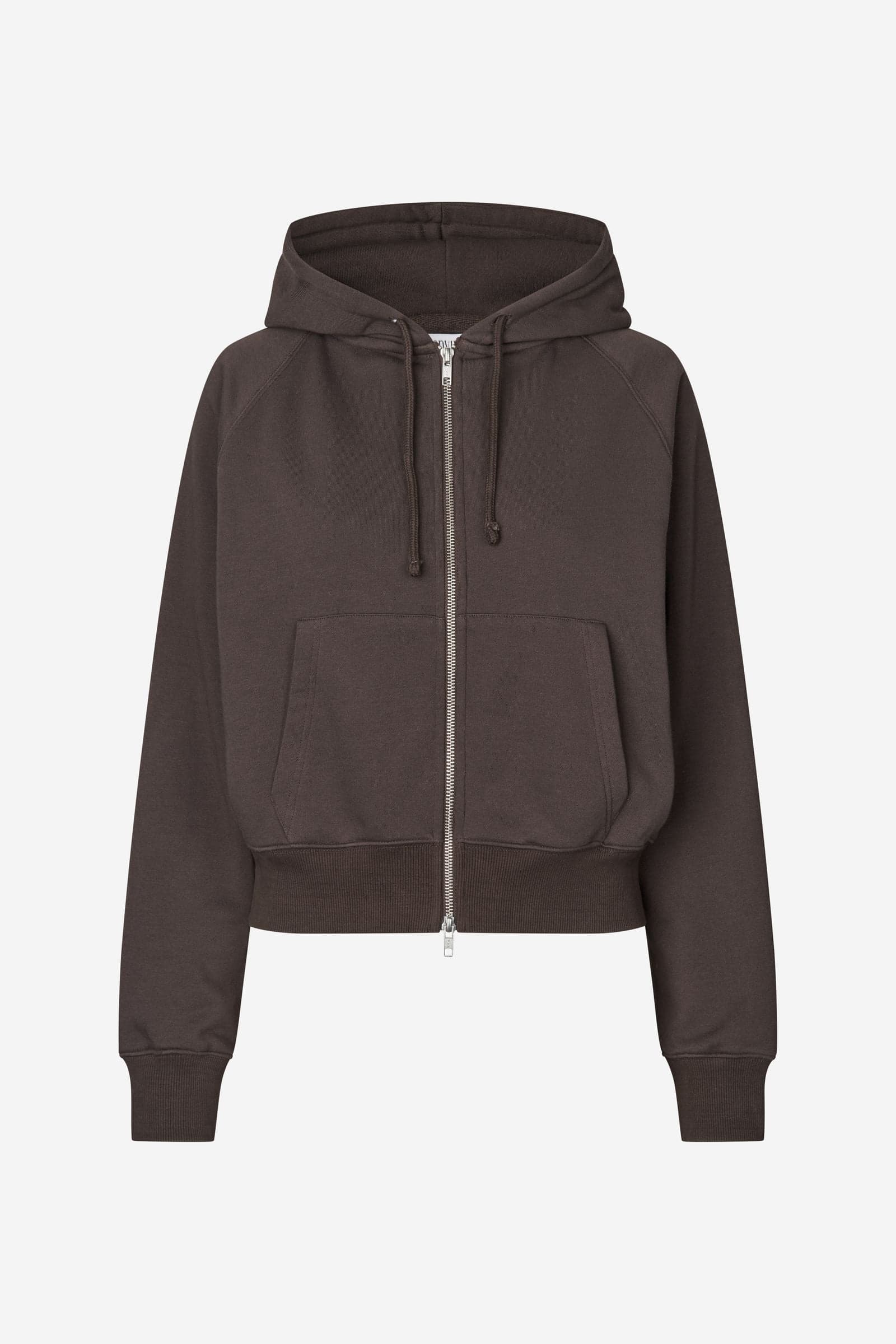 ENTHEIA LS ZIP HOODIE 7492 Chocolate Torte