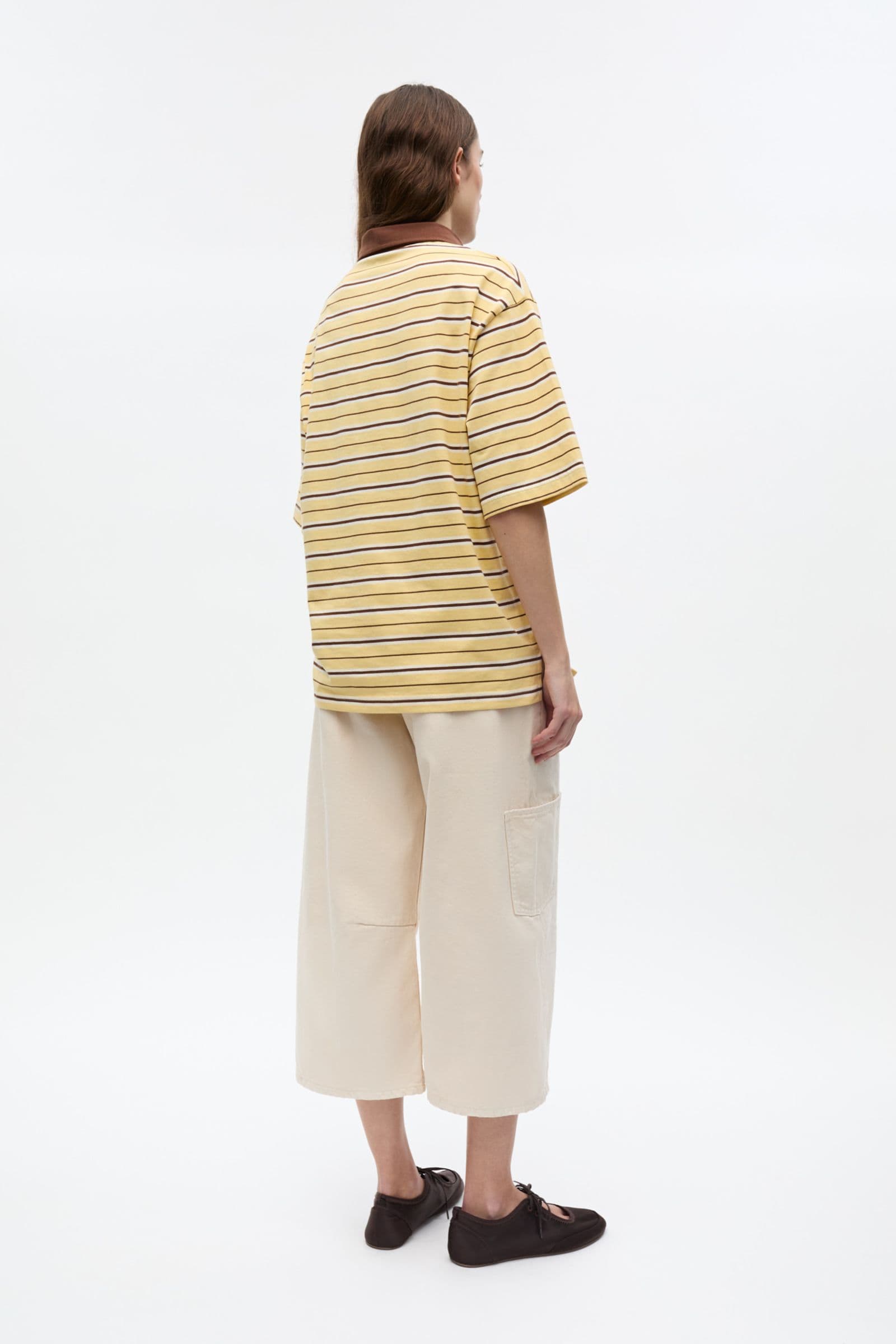 ENKULLA SS POLO ST 5310 Pine Straw Stripe