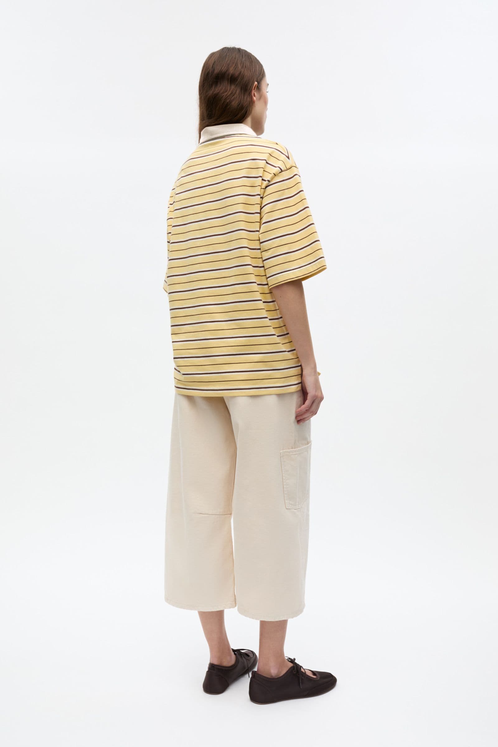 ENKULLA SS POLO ST 5310 Pine Straw Stripe